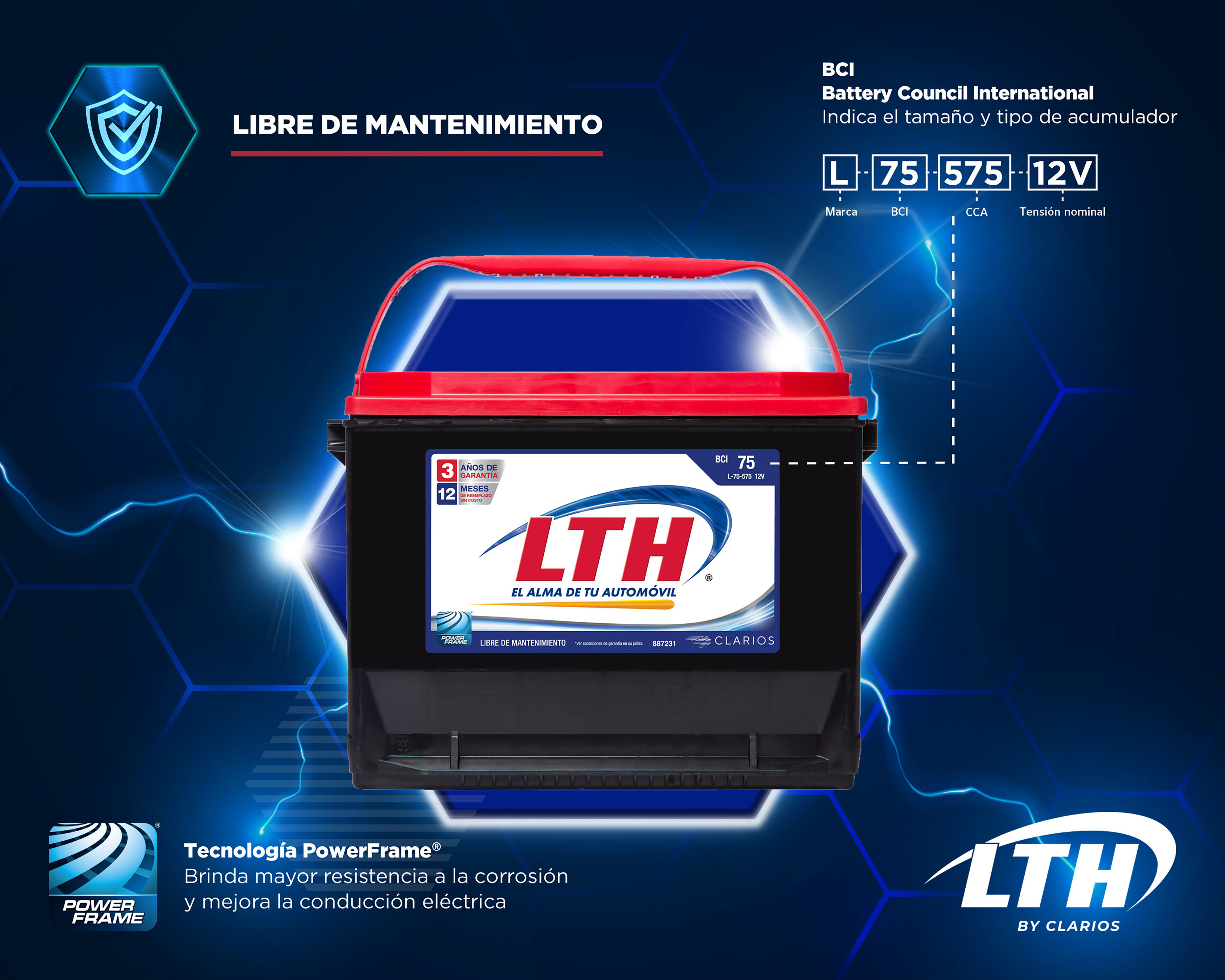 Foto 2 | Foto 2 | Acumulador LTH L-75-575