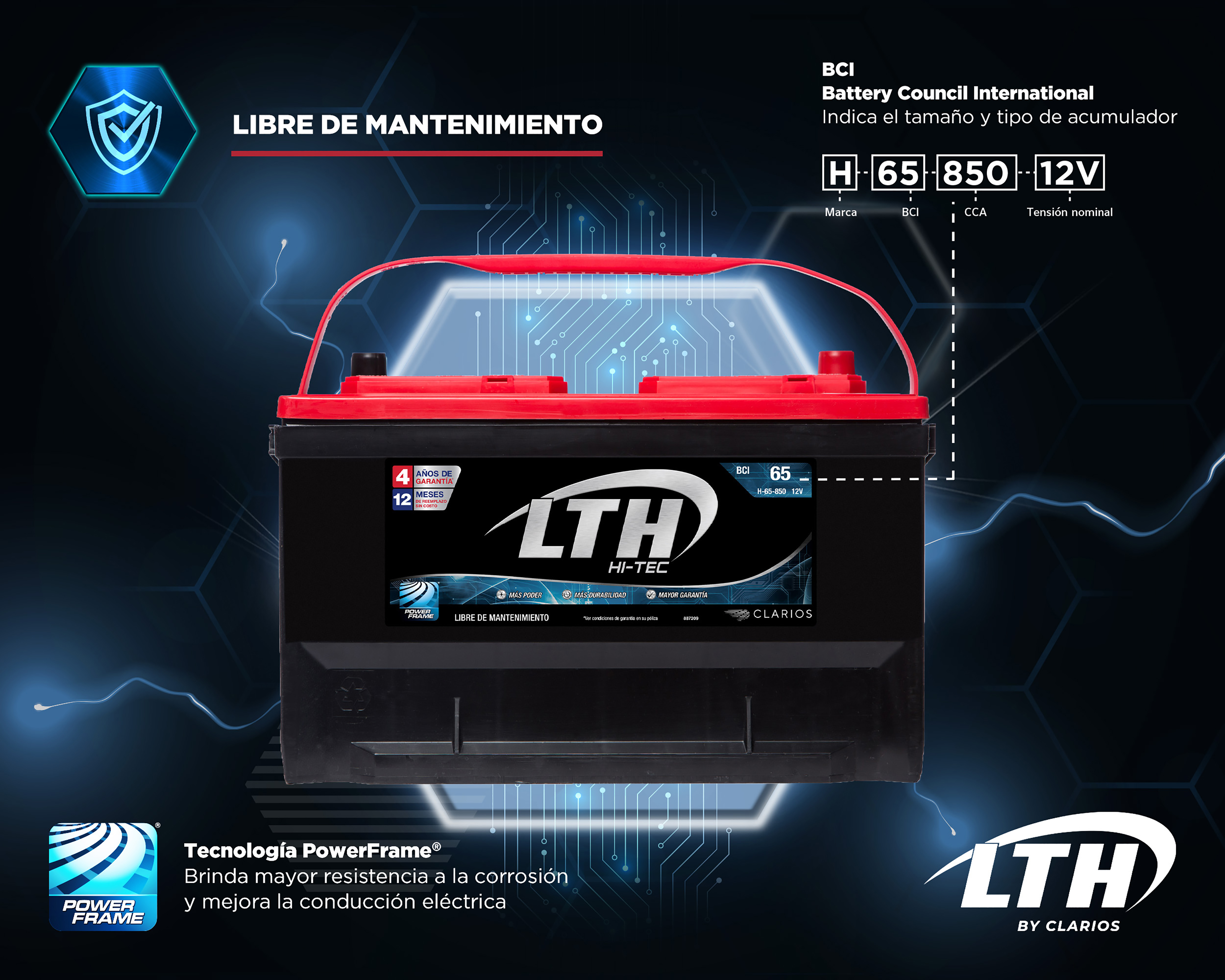 Foto 2 | Foto 2 | Acumulador LTH H-65-850