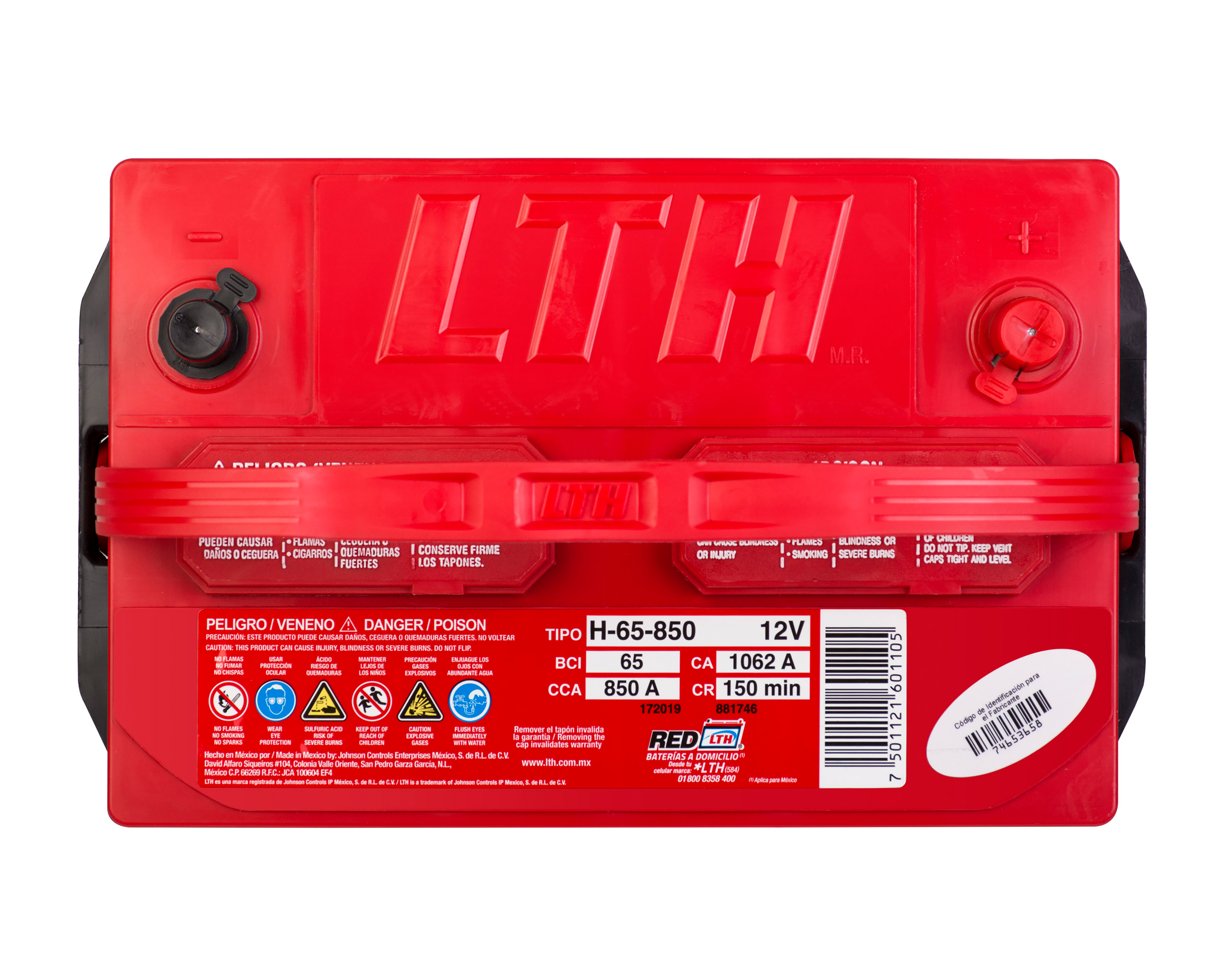 Foto 6 | Foto 6 | Acumulador LTH H-65-850