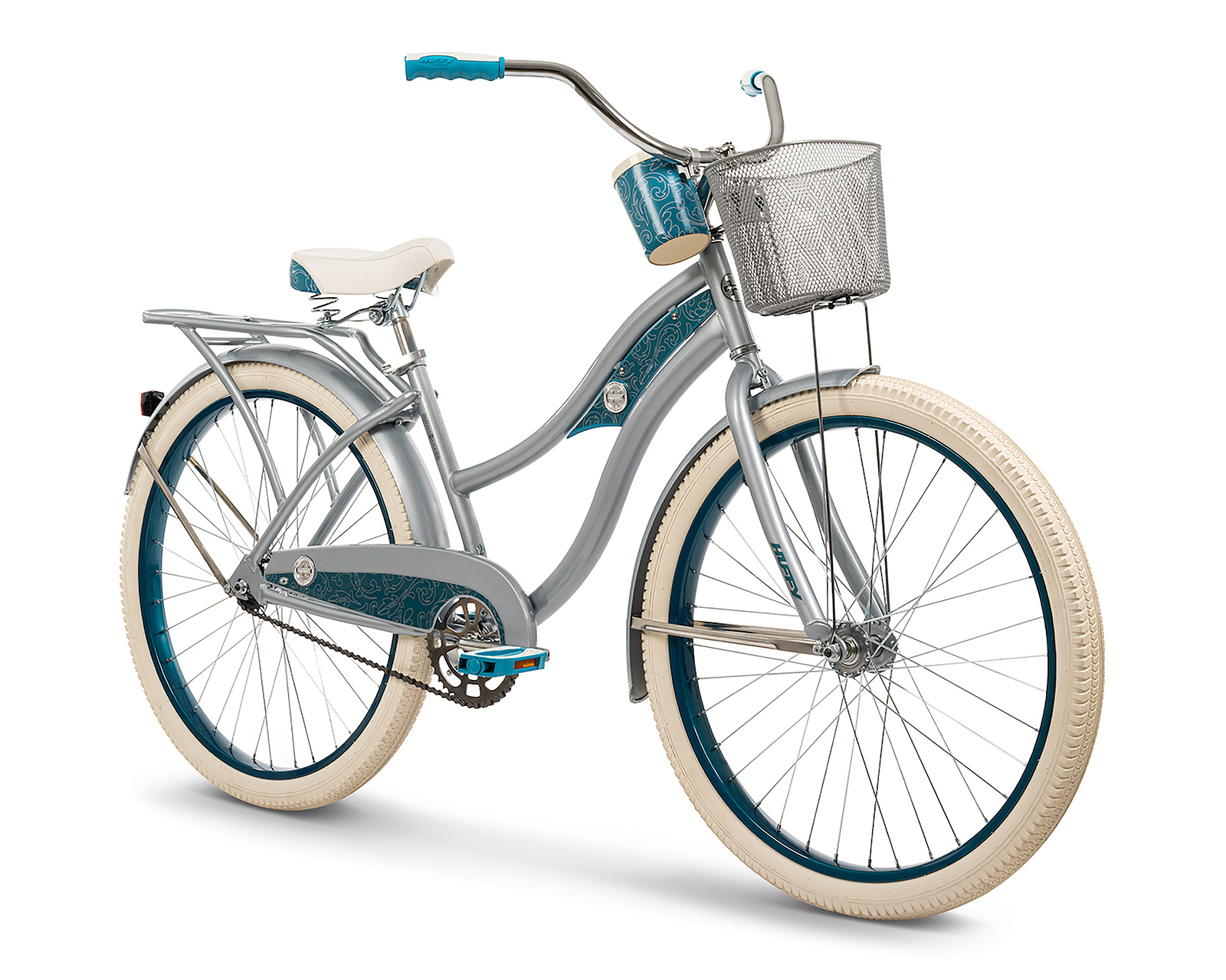 Bicicleta Urbana Huffy Deluxe Rodada 26 Gris