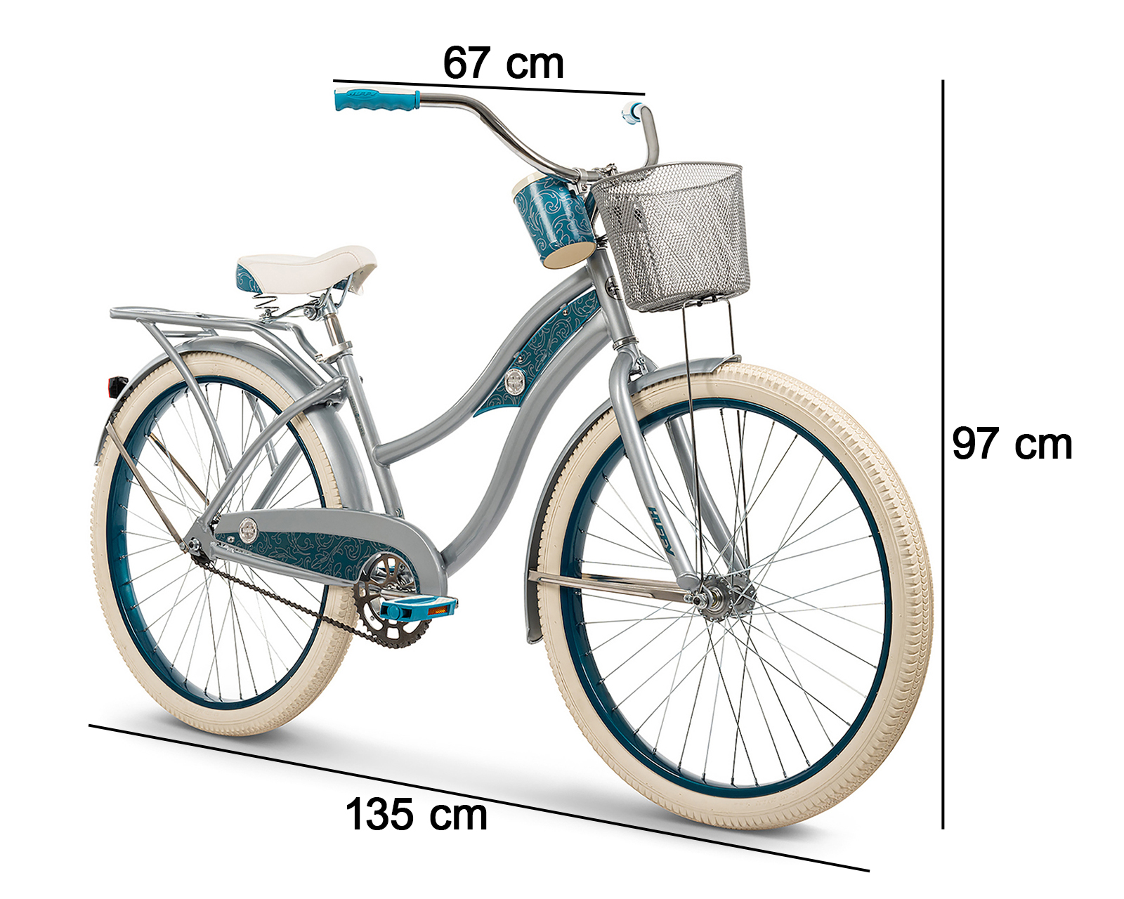 Foto 9 pulgar | Foto 8 | Bicicleta Urbana Huffy Deluxe Rodada 26 Gris