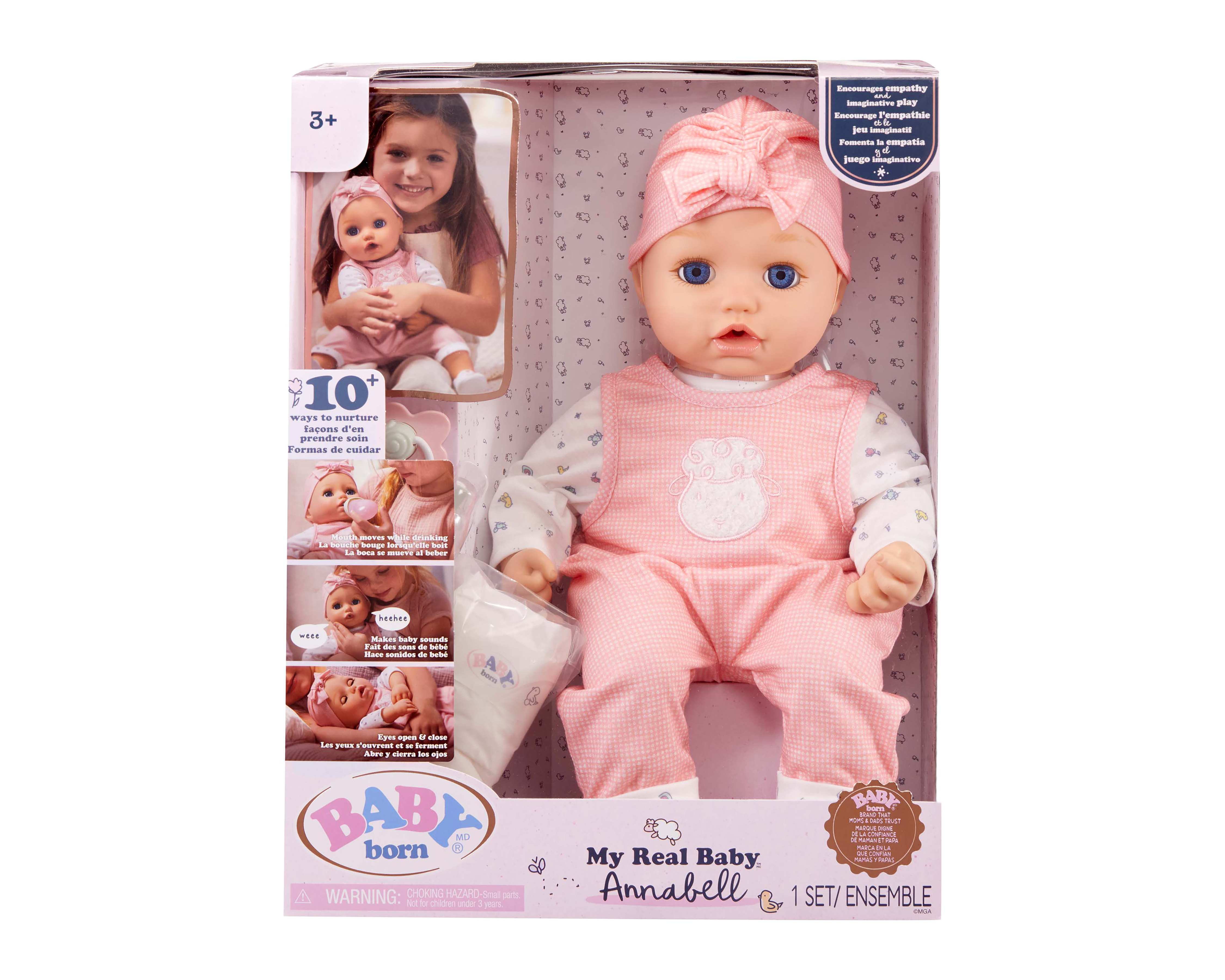 Foto 6 pulgar | Foto 5 | Muñeca Baby Born My Real Baby Annabell con Sonidos