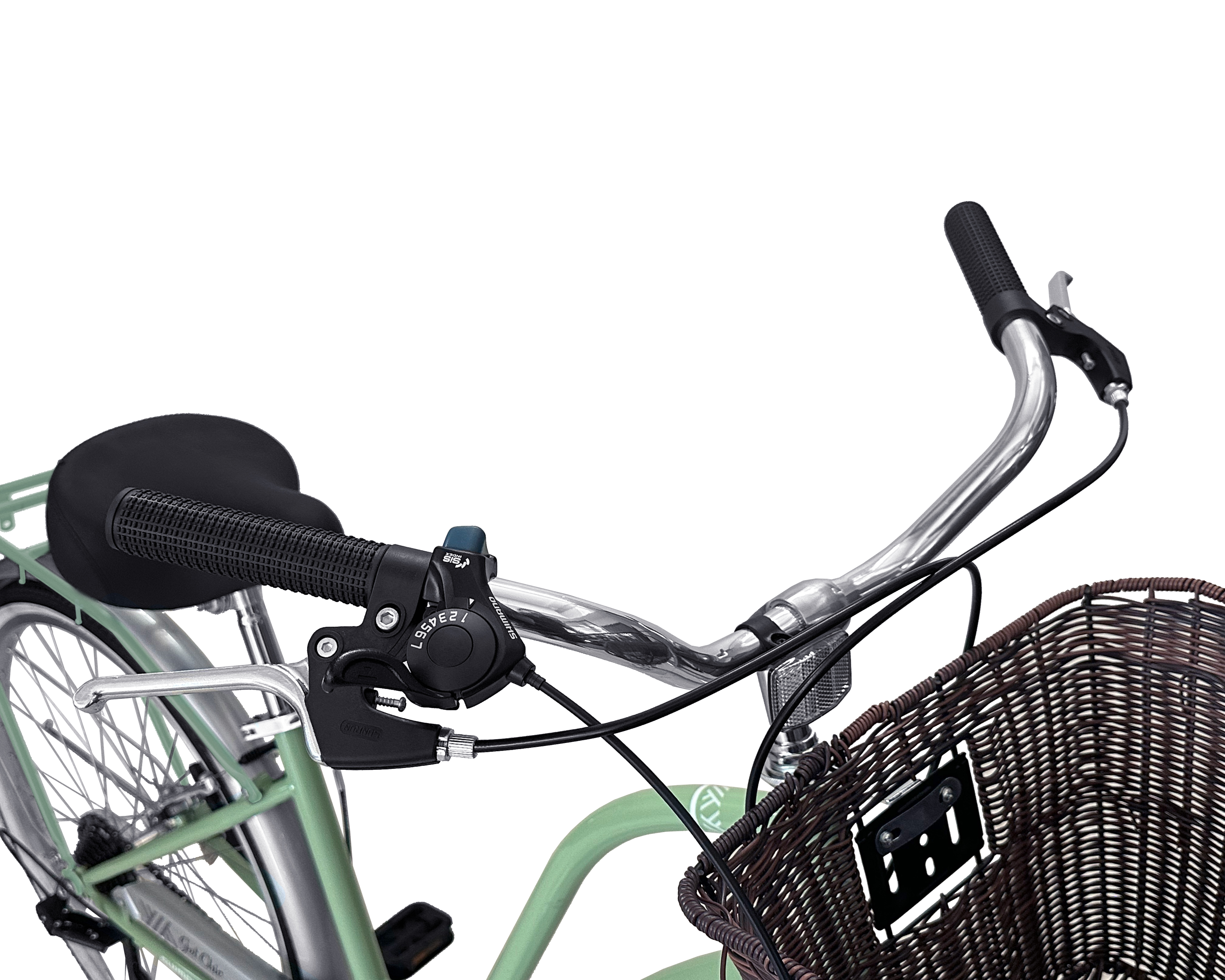 Foto 5 pulgar | Foto 4 | Bicicleta Urbana Getgo Get Chic Rodada 26 Verde