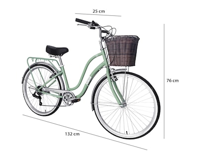 Foto 6 | Foto 6 | Bicicleta Urbana Getgo Get Chic Rodada 26 Verde