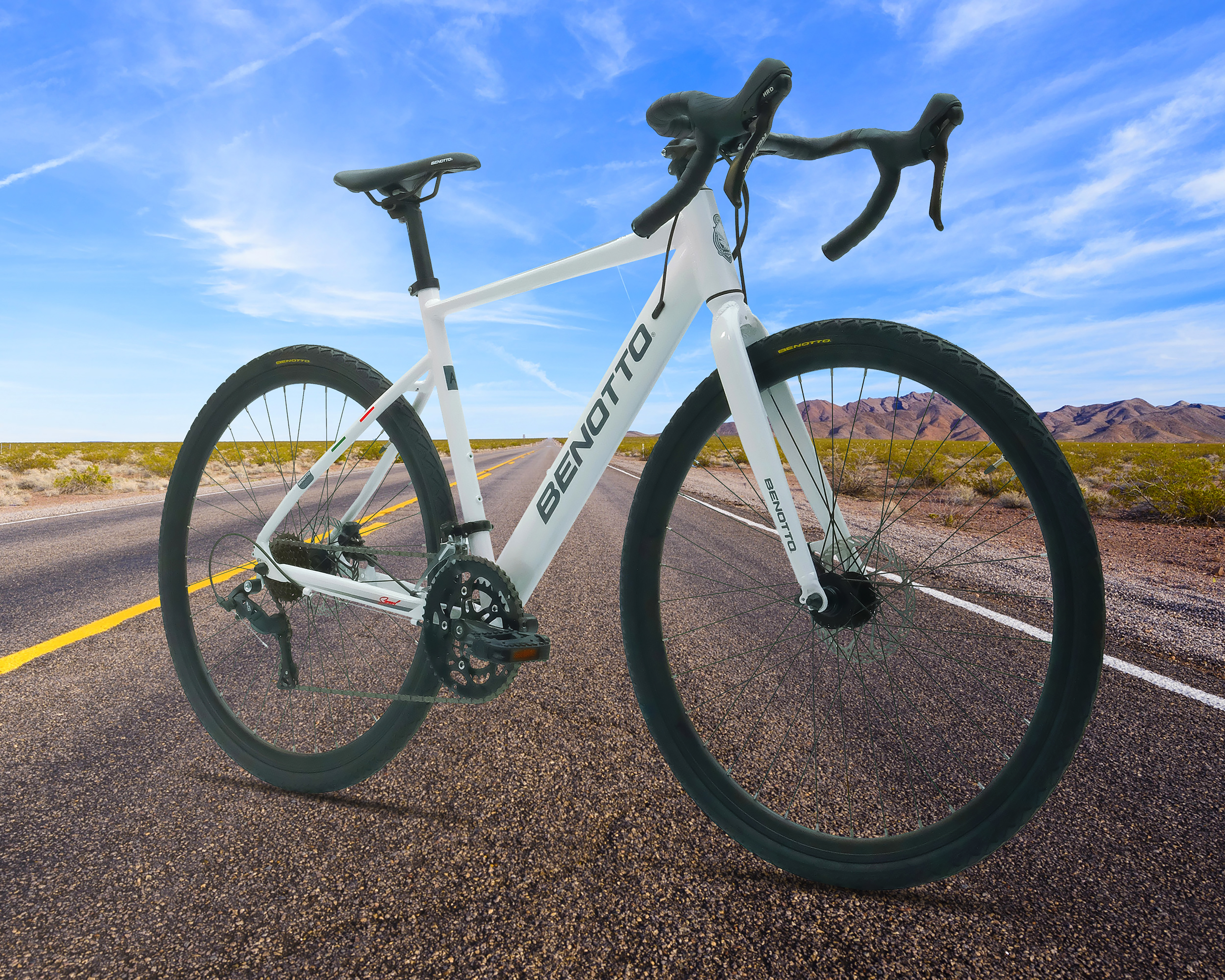 Foto 8 | Foto 8 | Bicicleta Gravel Benotto Scuadra 700 16V Rodada 29 Blanca