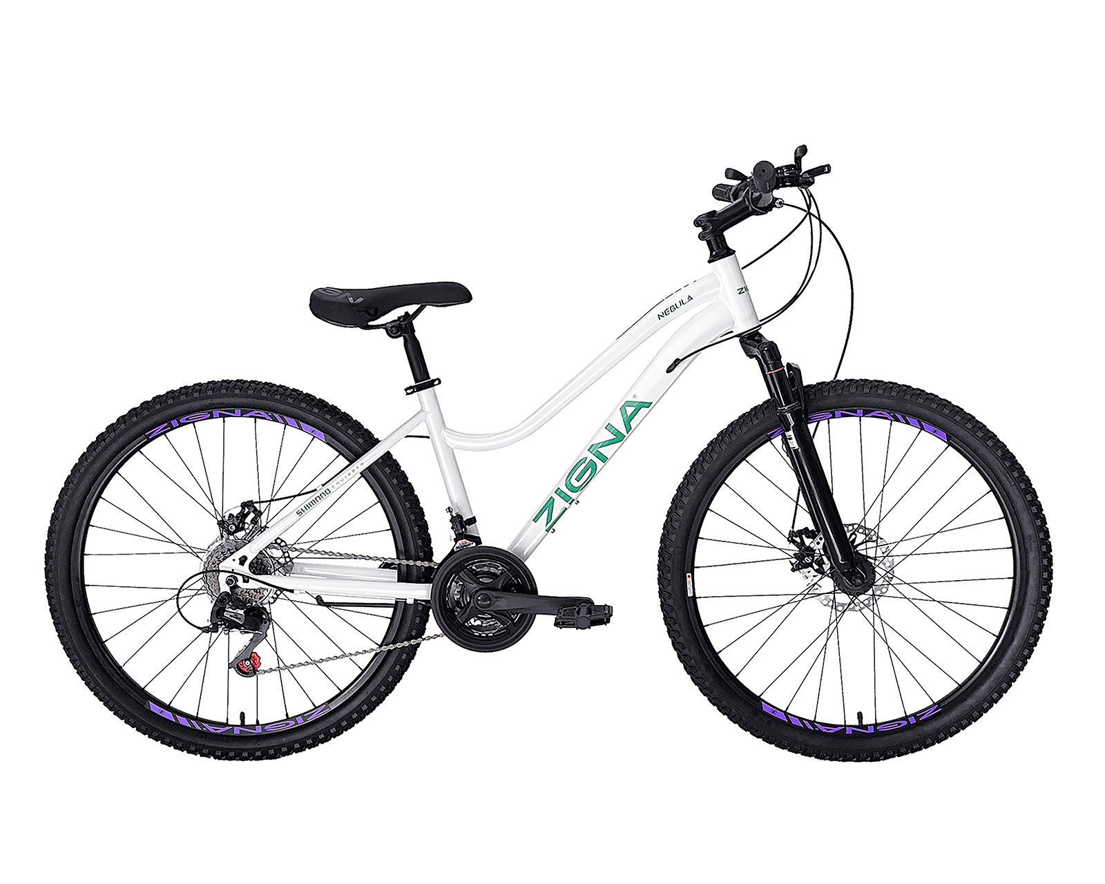 Foto 3 pulgar | Foto 2 | Bicicleta de Montaña Zigna Nebula Rodada 26 Blanca