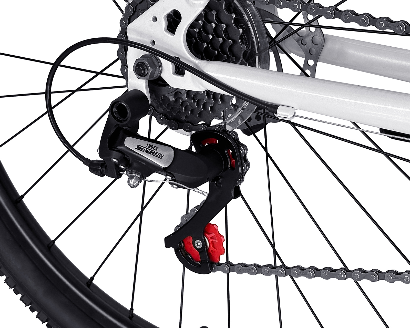 Foto 5 pulgar | Foto 4 | Bicicleta de Montaña Zigna Nebula Rodada 26 Blanca