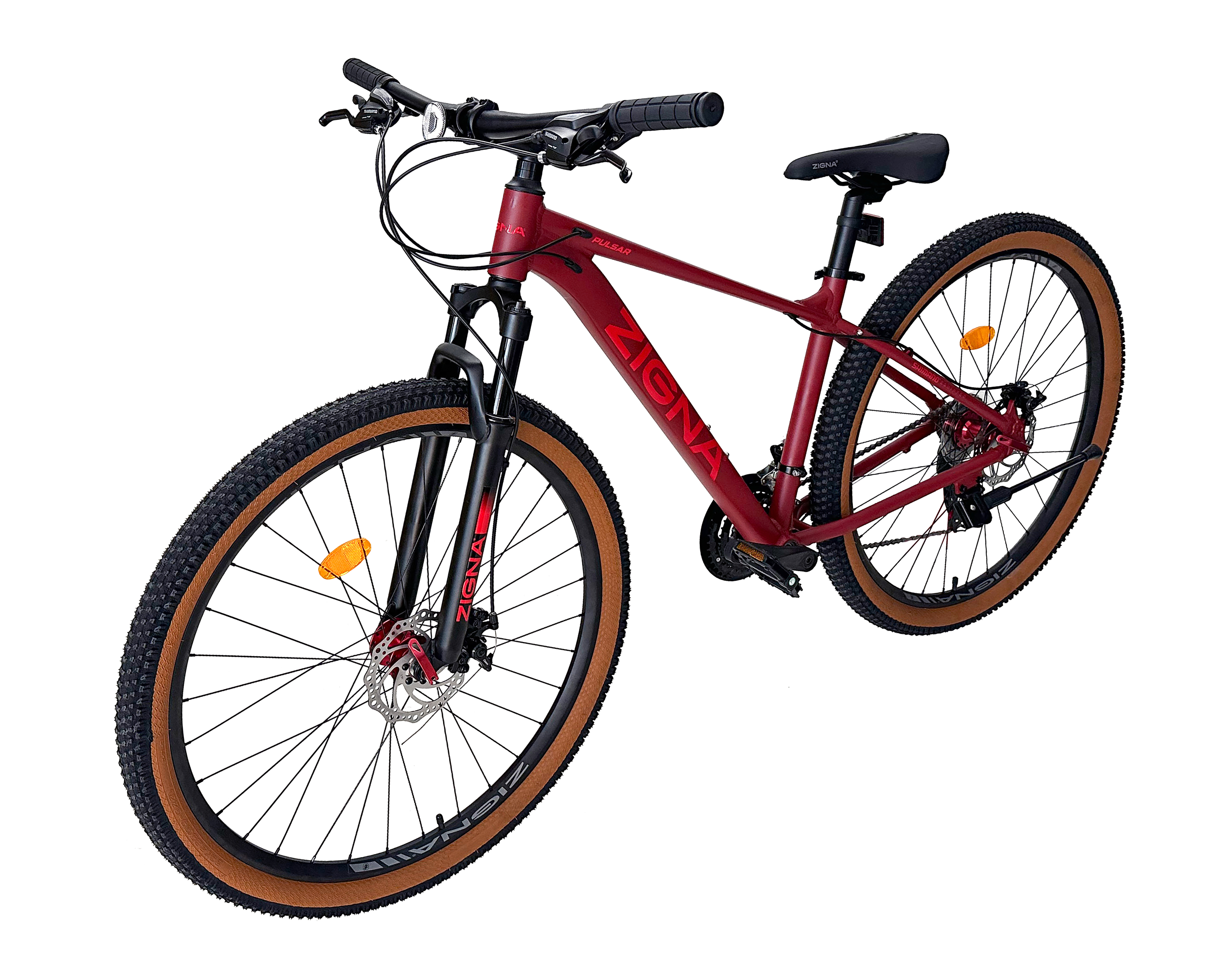 Foto 3 pulgar | Foto 2 | Bicicleta de Montaña Zigna Pulsar Rodada 29 Roja