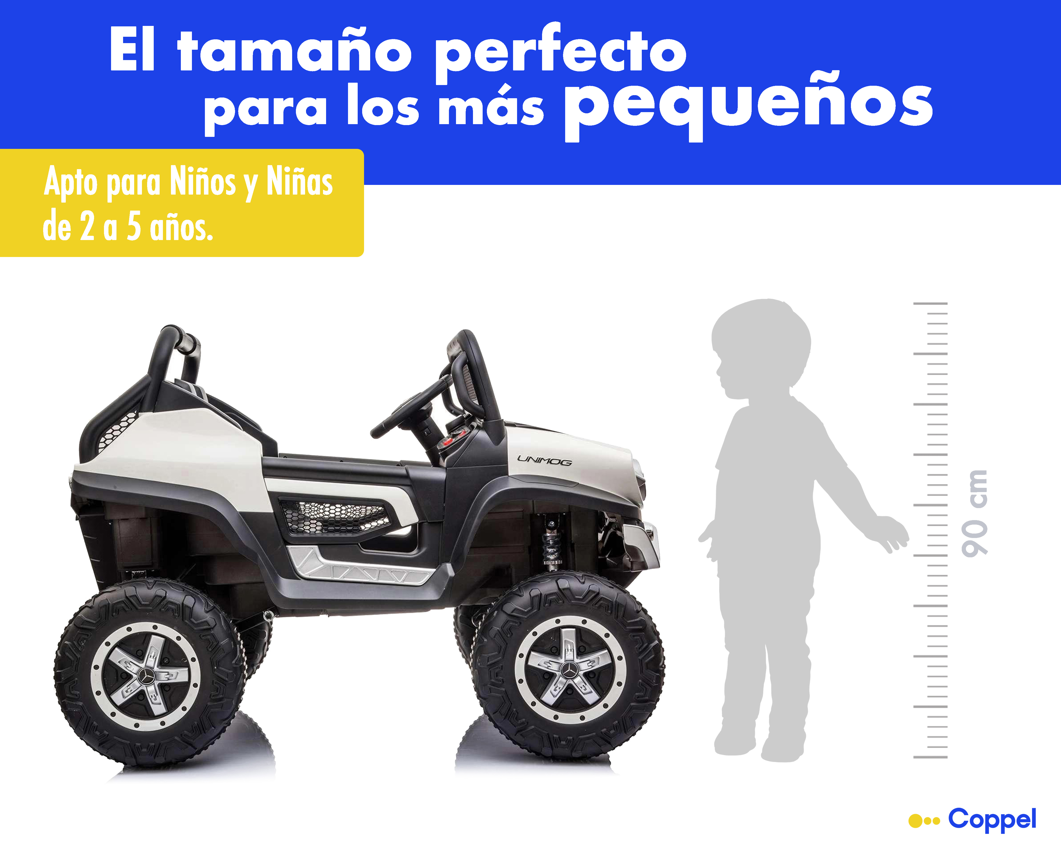 Foto 7 | Foto 7 | Montable Eléctrico Mercedes-Benz Blanco