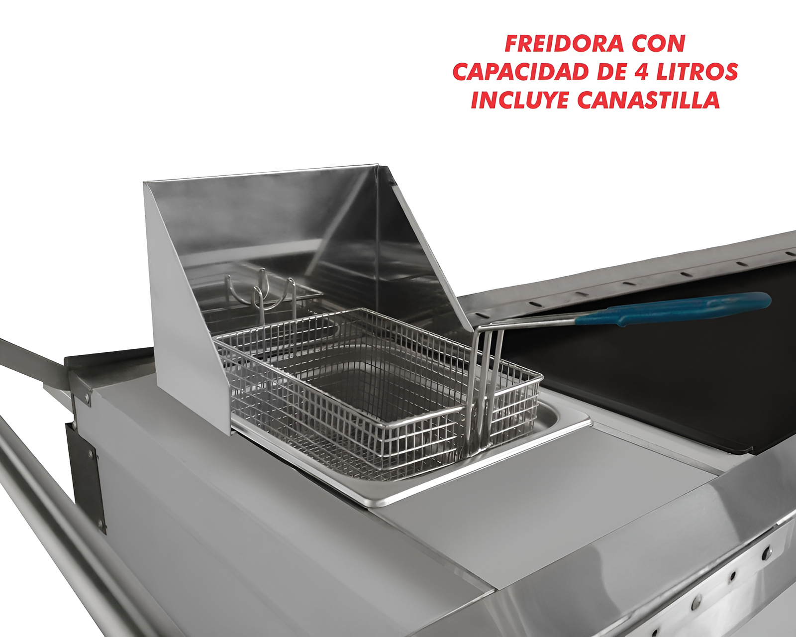 Foto 5 pulgar | Foto 4 | Carrito para Hot Dogs y Hamburguesas con Freidora Mindejal