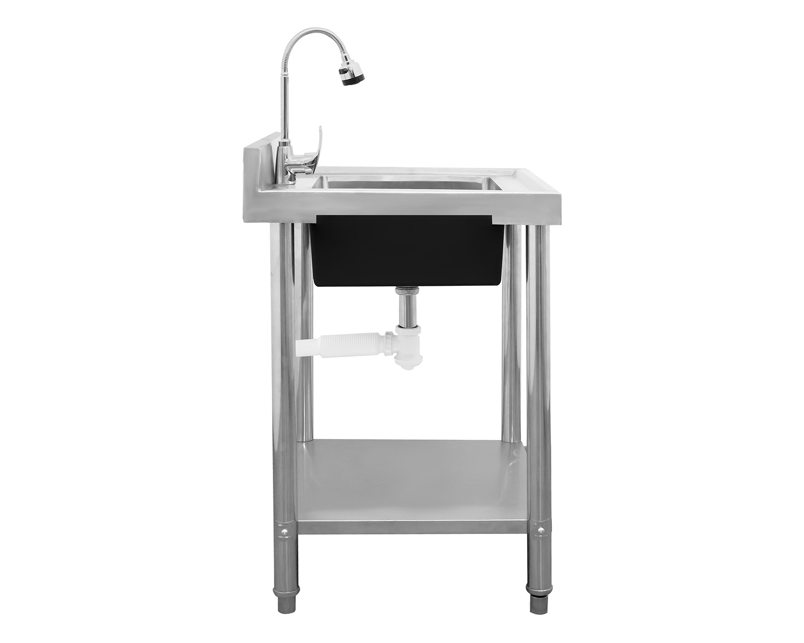 Foto 3 pulgar | Foto 2 | Fregadero con Tarja y Entrepaño Mindejal de Acero Inoxidable