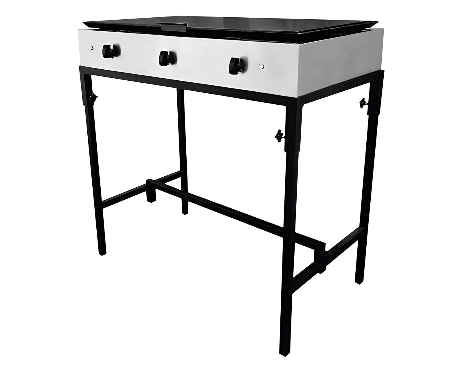 Foto 2 | Foto 2 | Plancha Semindustrial Mindejal 90 cm de Gas Plateada