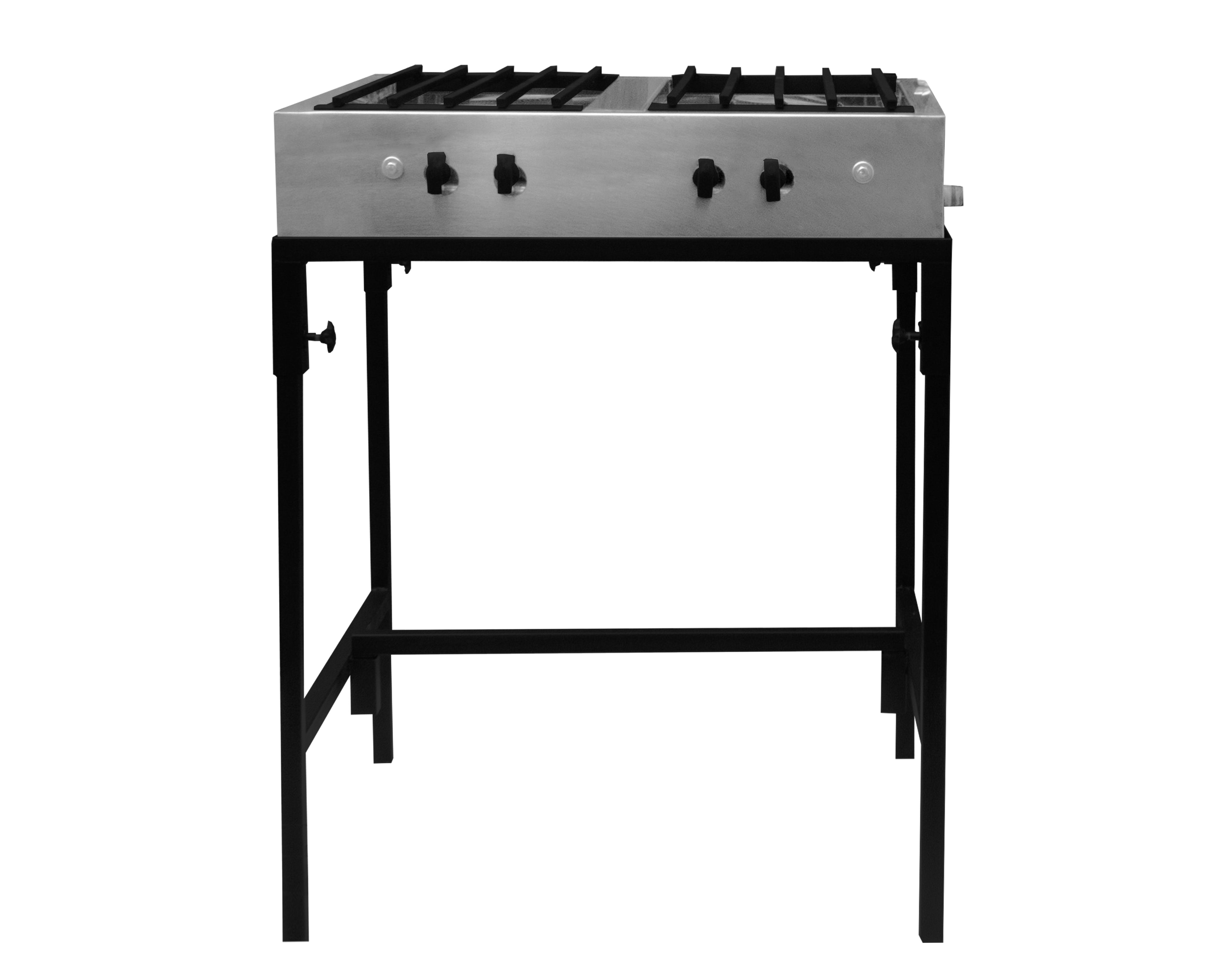 Foto 3 pulgar | Foto 2 | Parrilla con 4 Quemadores Mindejal de Acero Inoxidable