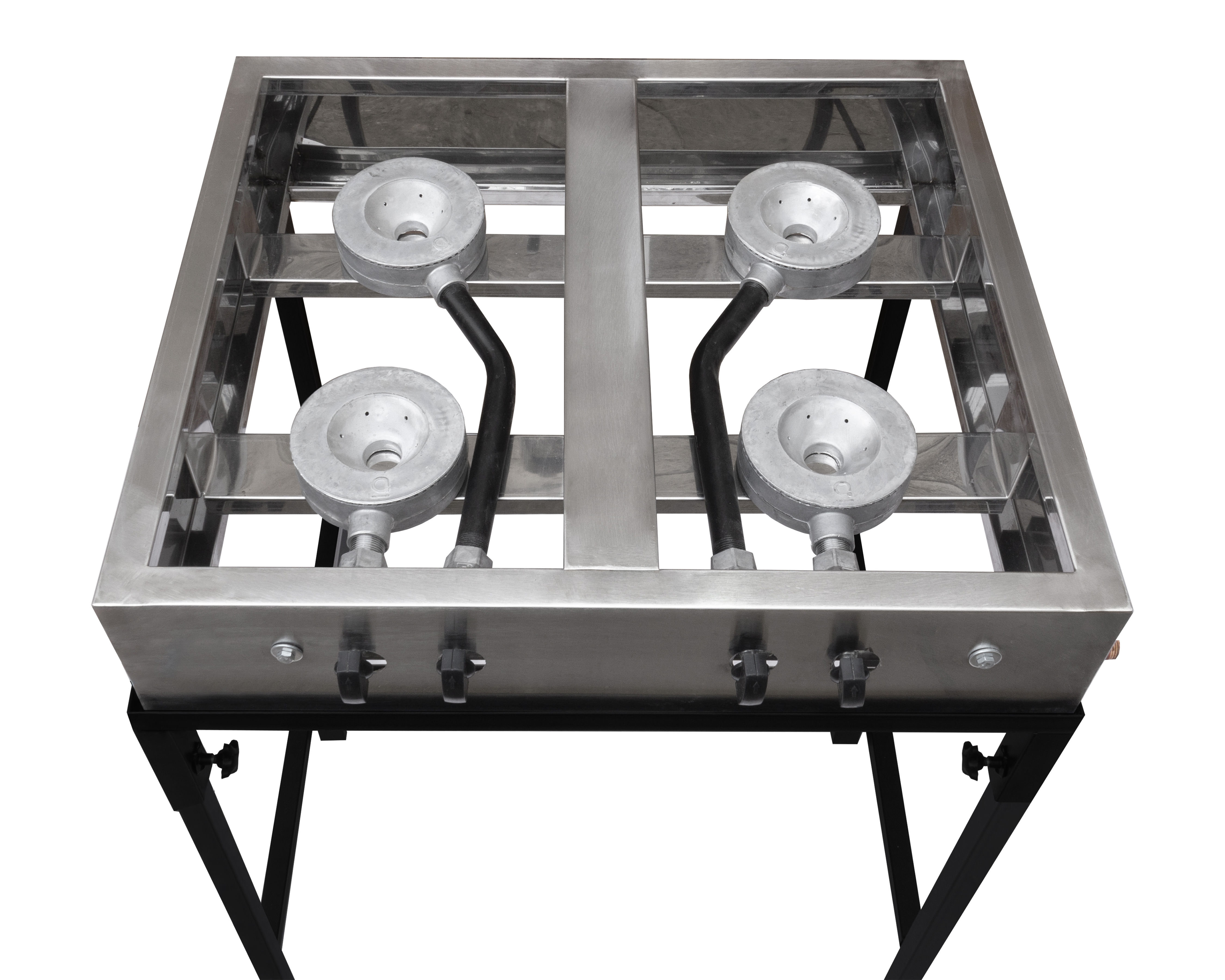 Foto 4 | Foto 4 | Parrilla con 4 Quemadores Mindejal de Acero Inoxidable