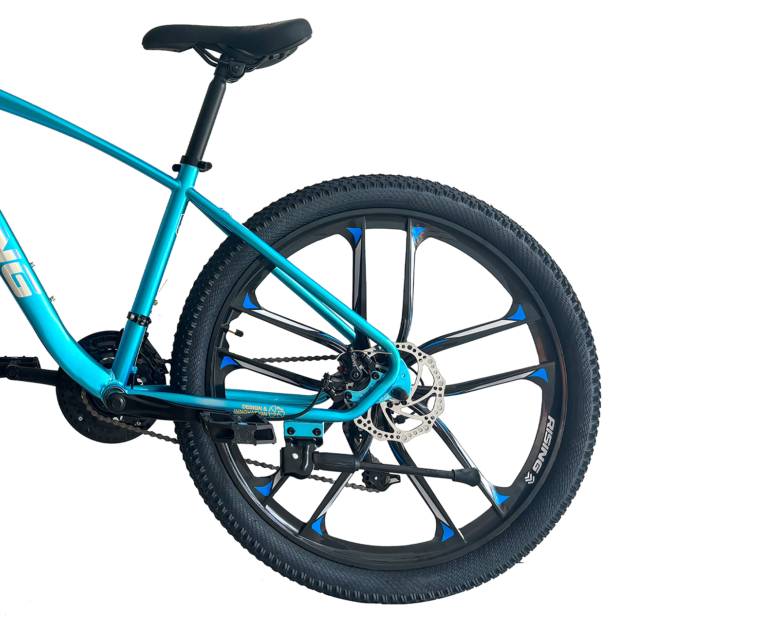 Foto 5 pulgar | Foto 4 | Bicicleta de Montaña Rising Bike Mew Rodada 26 Azul