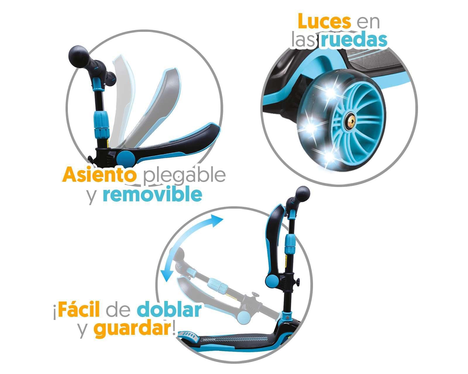 Foto 6 pulgar | Foto 5 | Scooter Apache 2 en 1 Ajustable