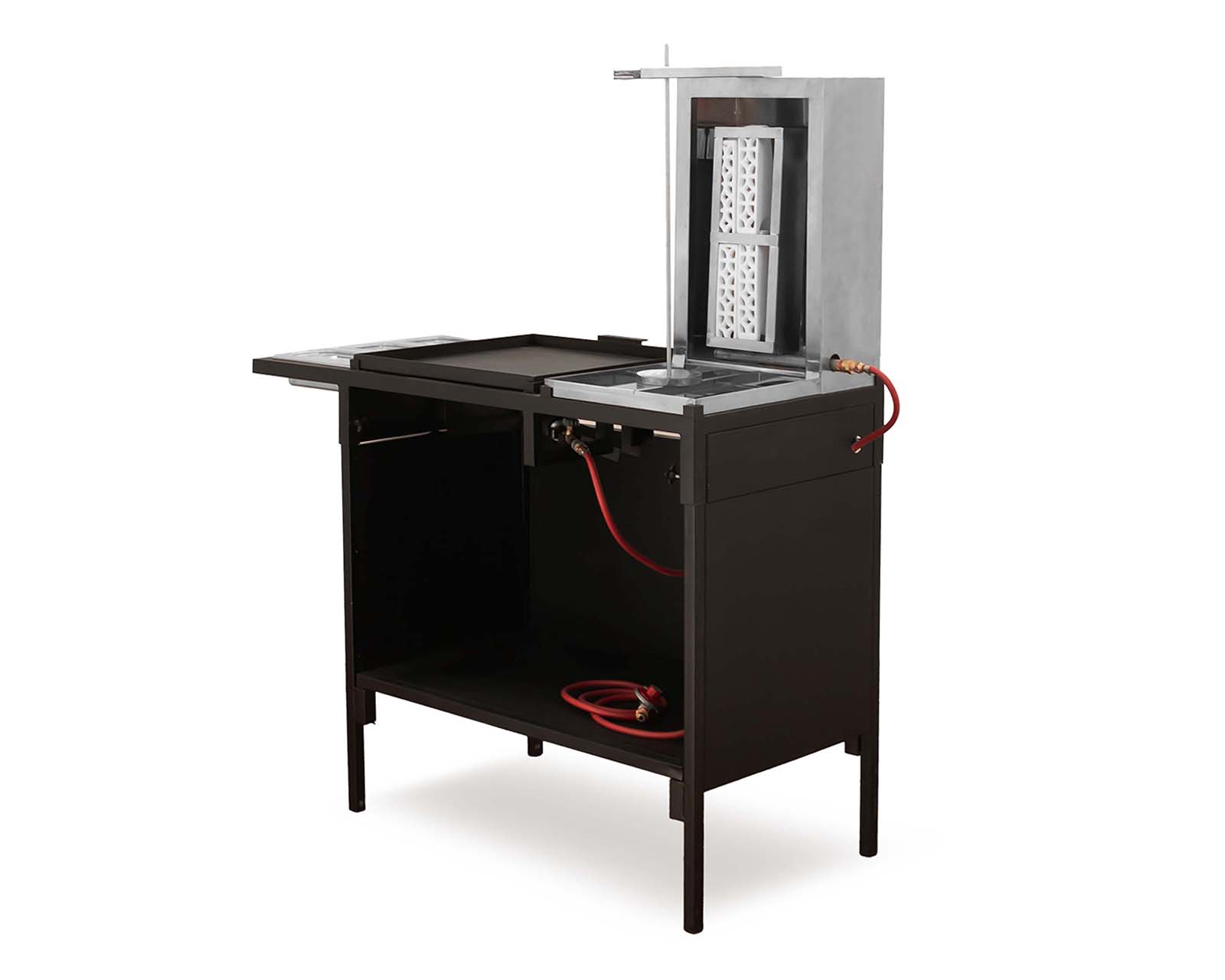 Foto 1 | Foto 1 | Mueble Pastorero Mindejal de Acero Inoxidable con Accesorios