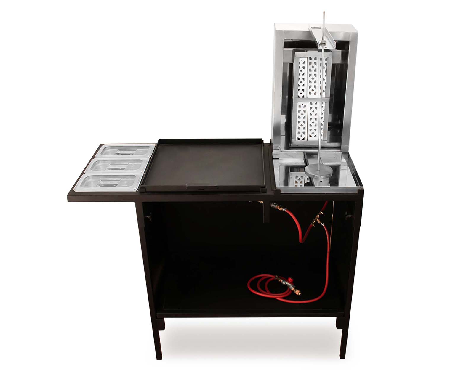 Foto 4 | Foto 4 | Mueble Pastorero Mindejal de Acero Inoxidable con Accesorios