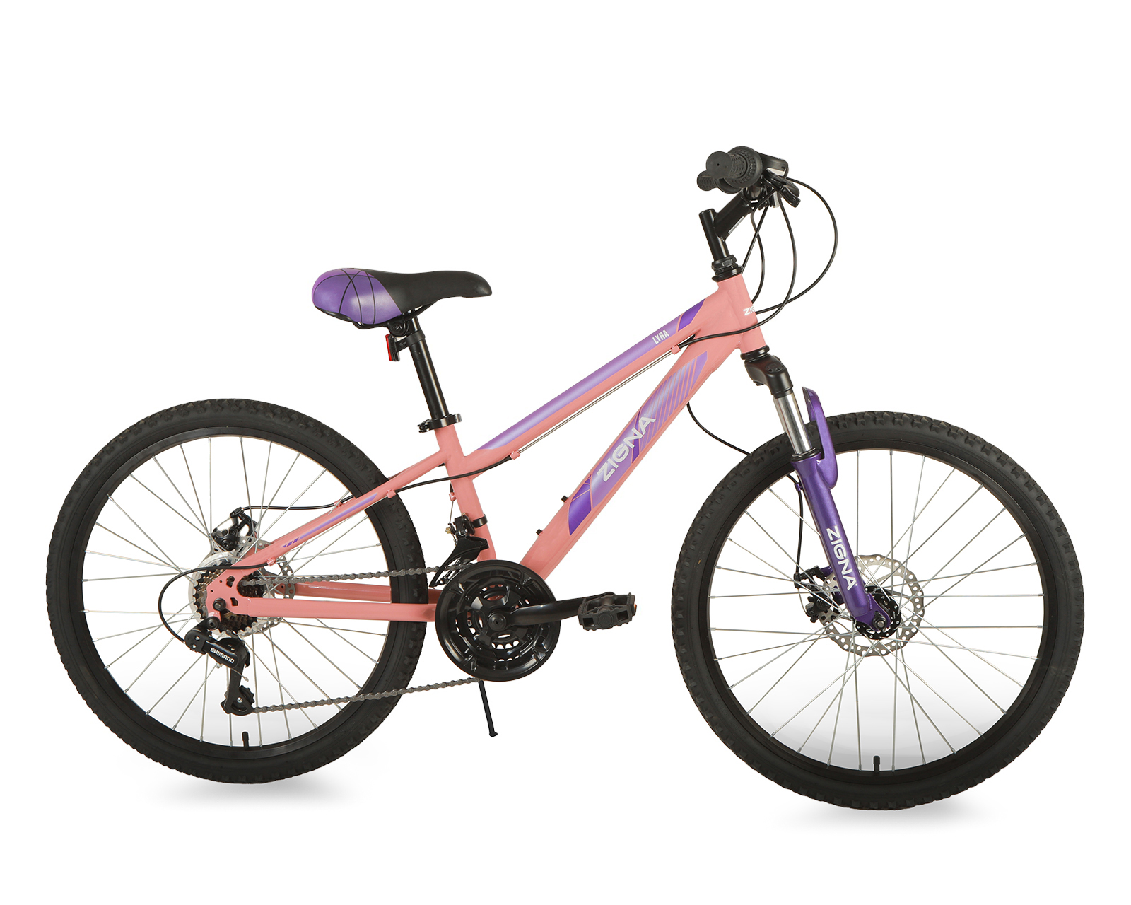 Foto 3 pulgar | Foto 2 | Bicicleta de Montaña Zigna Lyra Rodada 24 Rosa