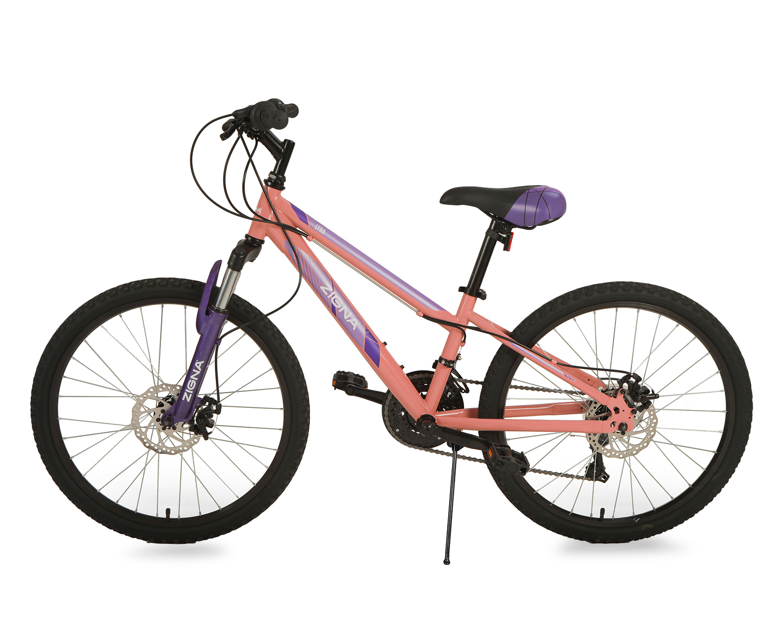 Foto 7 pulgar | Foto 6 | Bicicleta de Montaña Zigna Lyra Rodada 24 Rosa