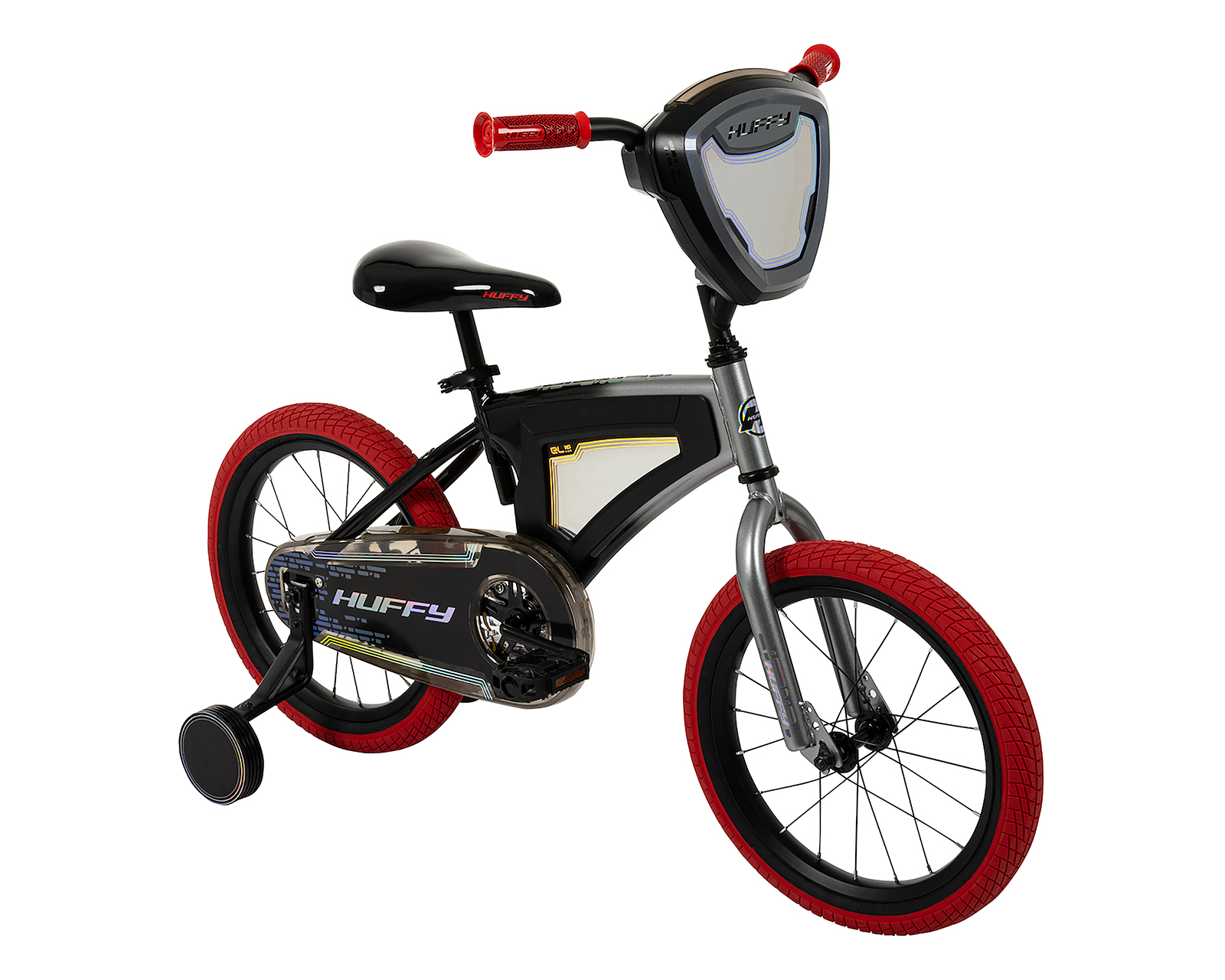 Bicicleta Infantil Huffy Electro Light Rodada 16 Negro