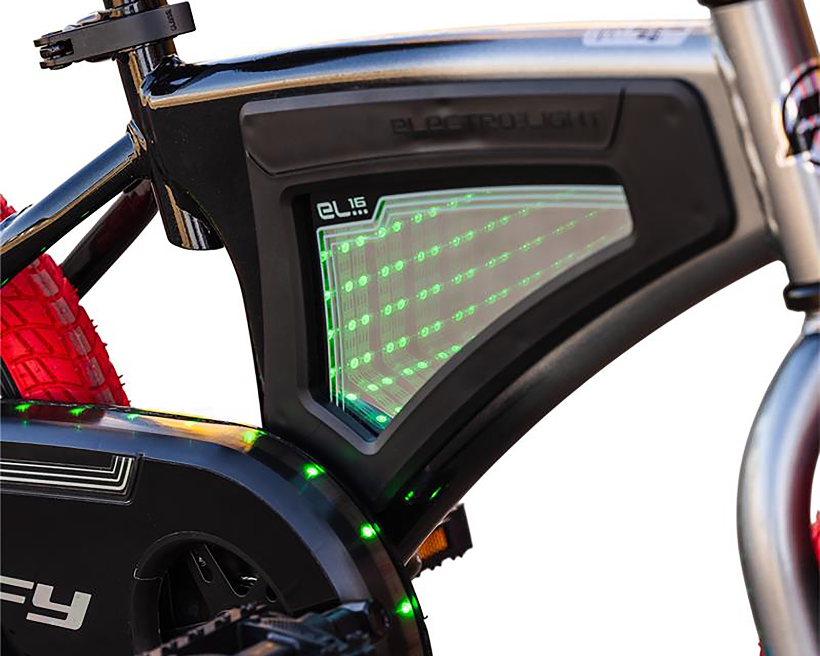 Foto 7 pulgar | Foto 6 | Bicicleta Infantil Huffy Electro Light Rodada 16 Negro