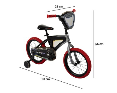 Foto 8 | Foto 8 | Bicicleta Infantil Huffy Electro Light Rodada 16 Negro