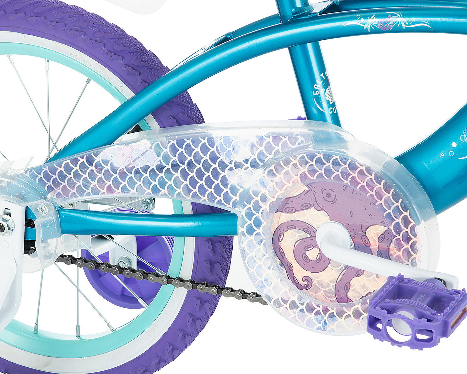 Foto 6 pulgar | Foto 5 | Bicicleta Infantil Huffy Crystal Cove Rodada 16 Azul