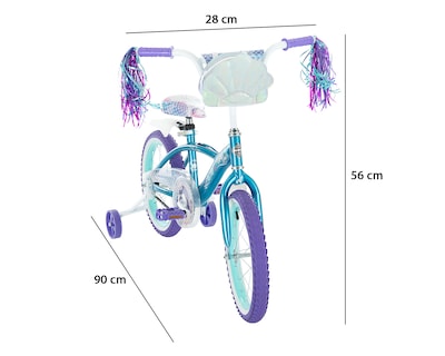 Foto 7 | Foto 7 | Bicicleta Infantil Huffy Crystal Cove Rodada 16 Azul
