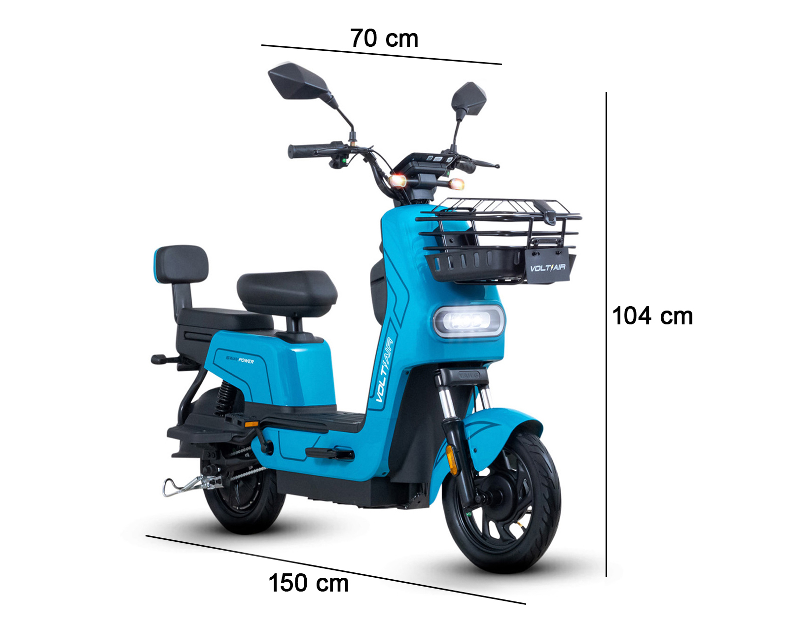 Foto 8 pulgar | Foto 7 | Moto Eléctrica Voltair Sway Power Azul