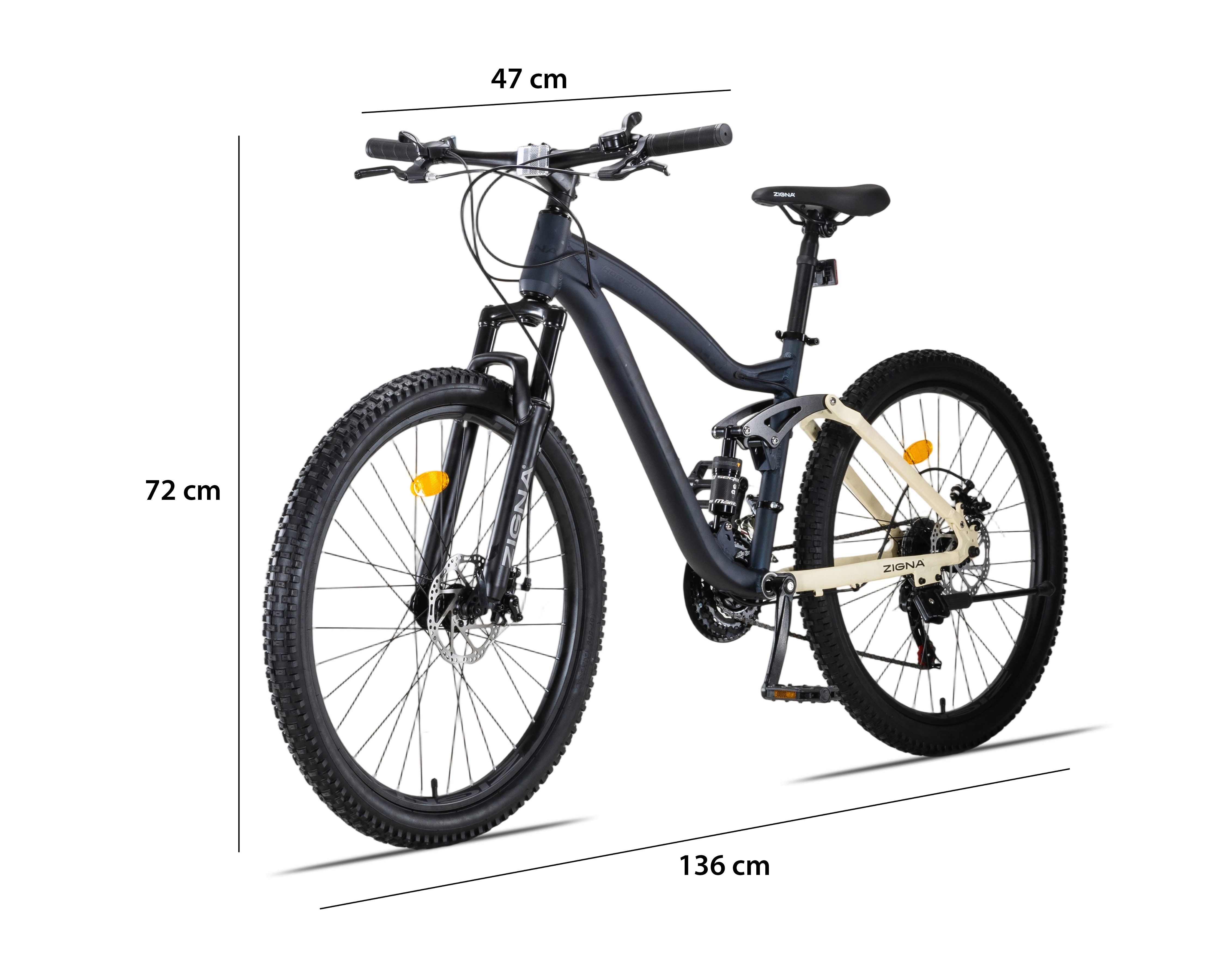 Foto 8 pulgar | Foto 7 | Bicicleta de Montaña Zigna Horizon Rodada 26 Azul