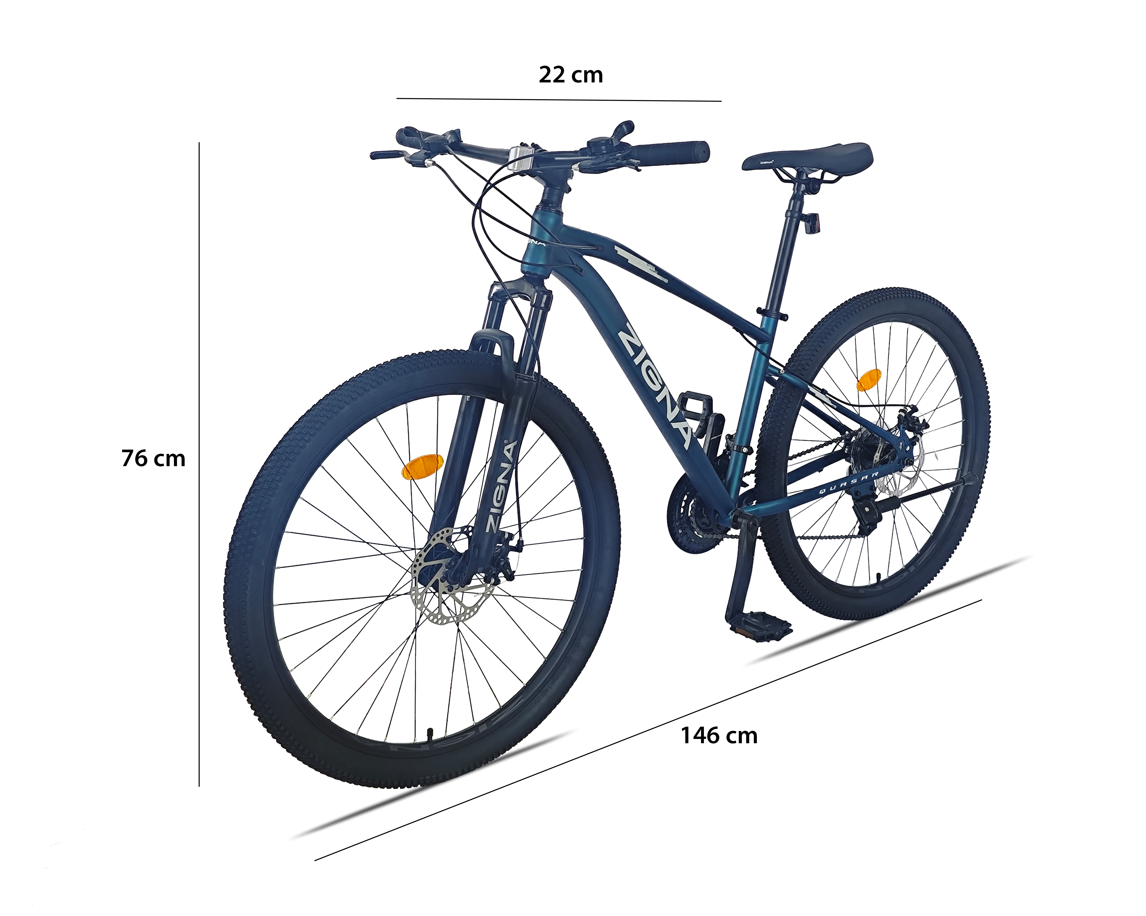 Foto 8 pulgar | Foto 7 | Bicicleta de Montaña Zigna Quasar Rodada 27.5 Azul