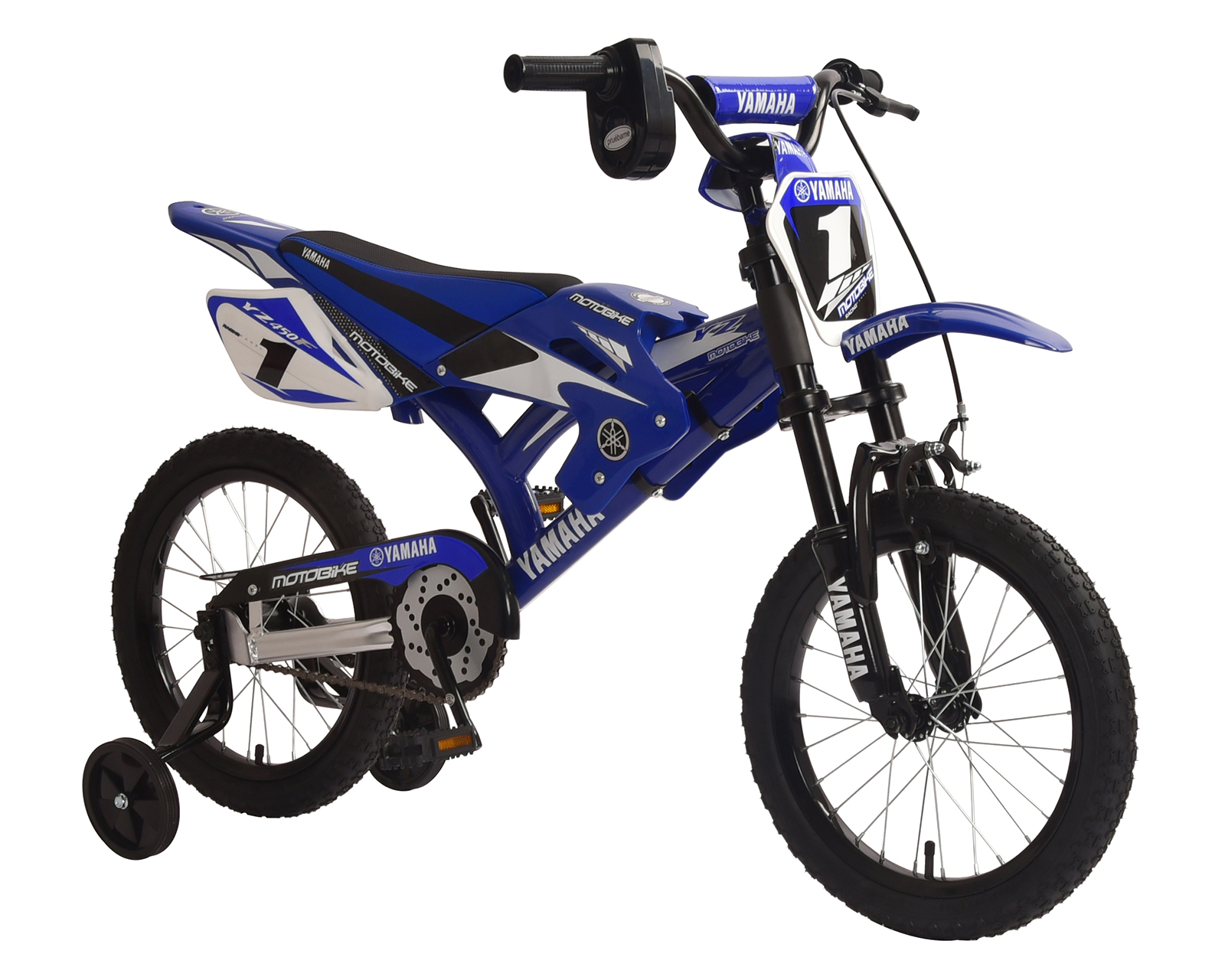Foto 8 pulgar | Foto 7 | Bicicleta Infantil Yamaha Motobike Rodado 16 Azul