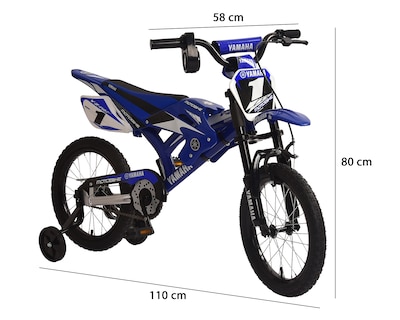 Foto 8 | Foto 8 | Bicicleta Infantil Yamaha Motobike Rodado 16 Azul