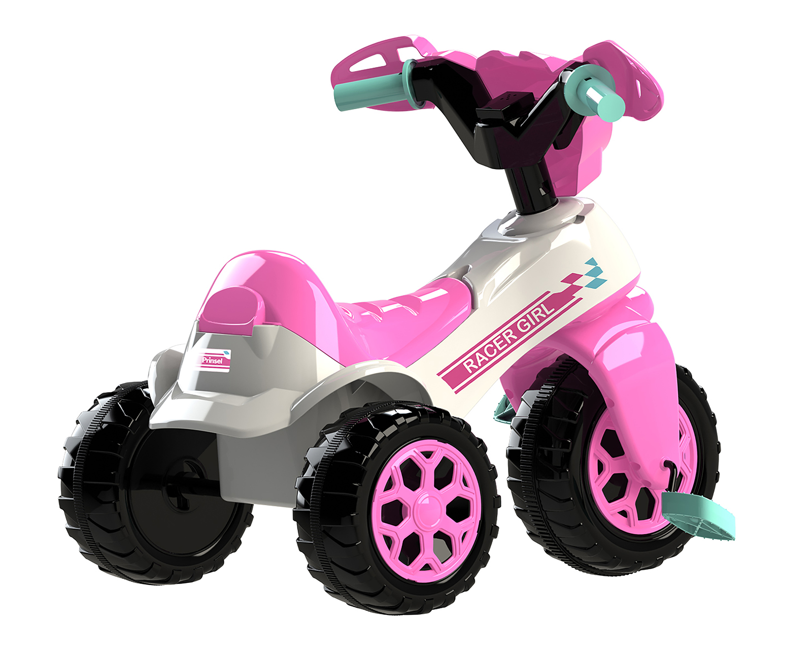 Foto 4 pulgar | Foto 3 | Triciclo Prinsel Rosa