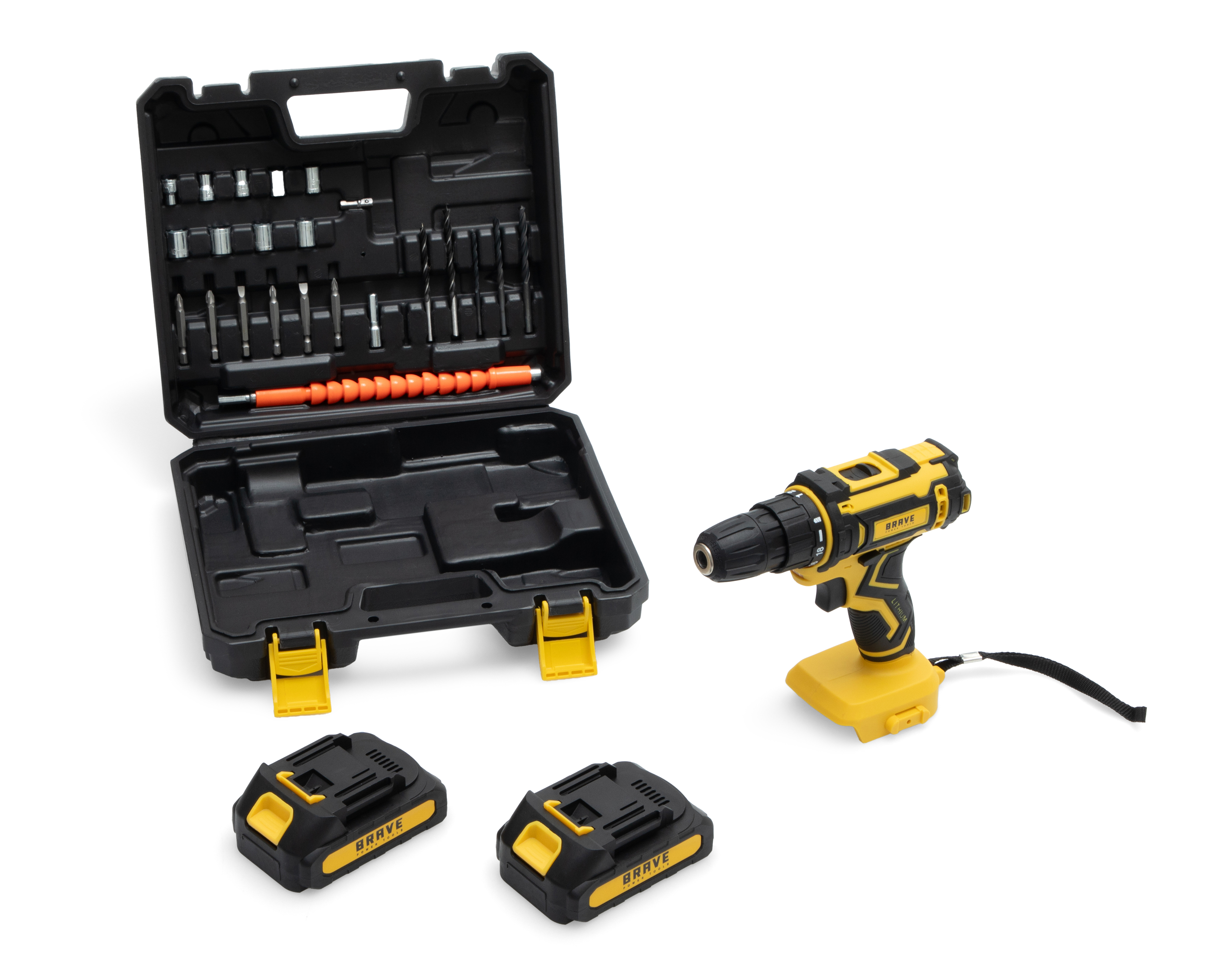 Taladro Inalámbrico Brave 12VTI BV2OP 12 V con Accesorios