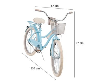 Foto 8 | Foto 8 | Bicicleta Urbana Huffy Deluxe Champaña 24 Menta