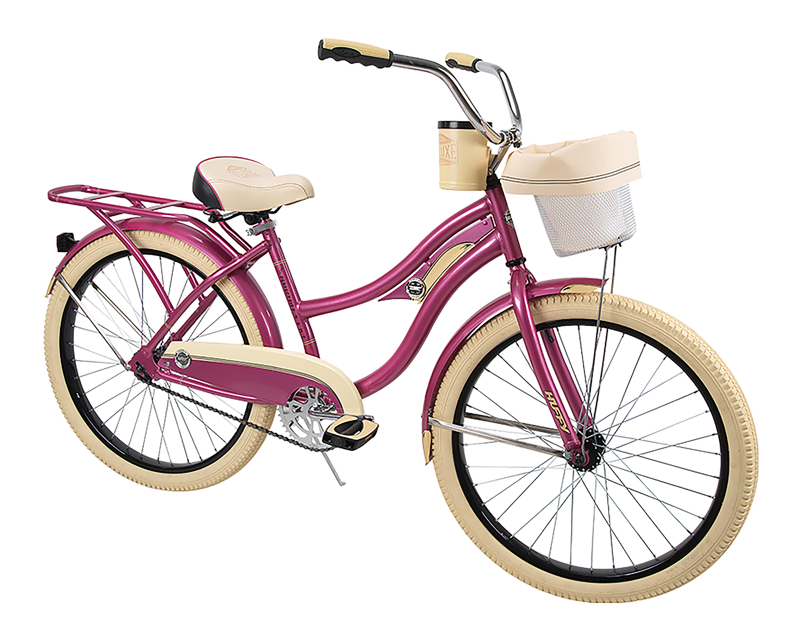 Bicicleta Urbana Huffy Deluxe Champaña Rodada 24