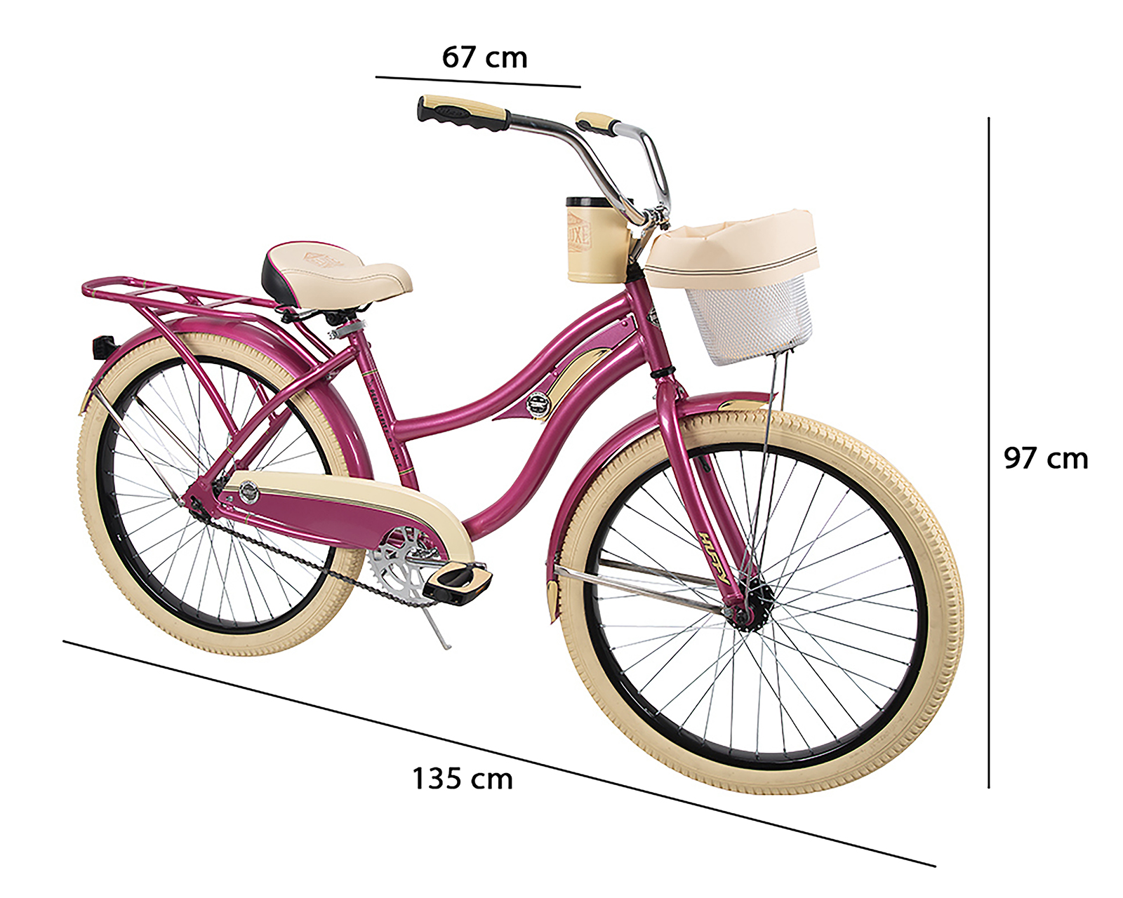 Foto 4 | Foto 4 | Bicicleta Urbana Huffy Deluxe Champaña Rodada 24