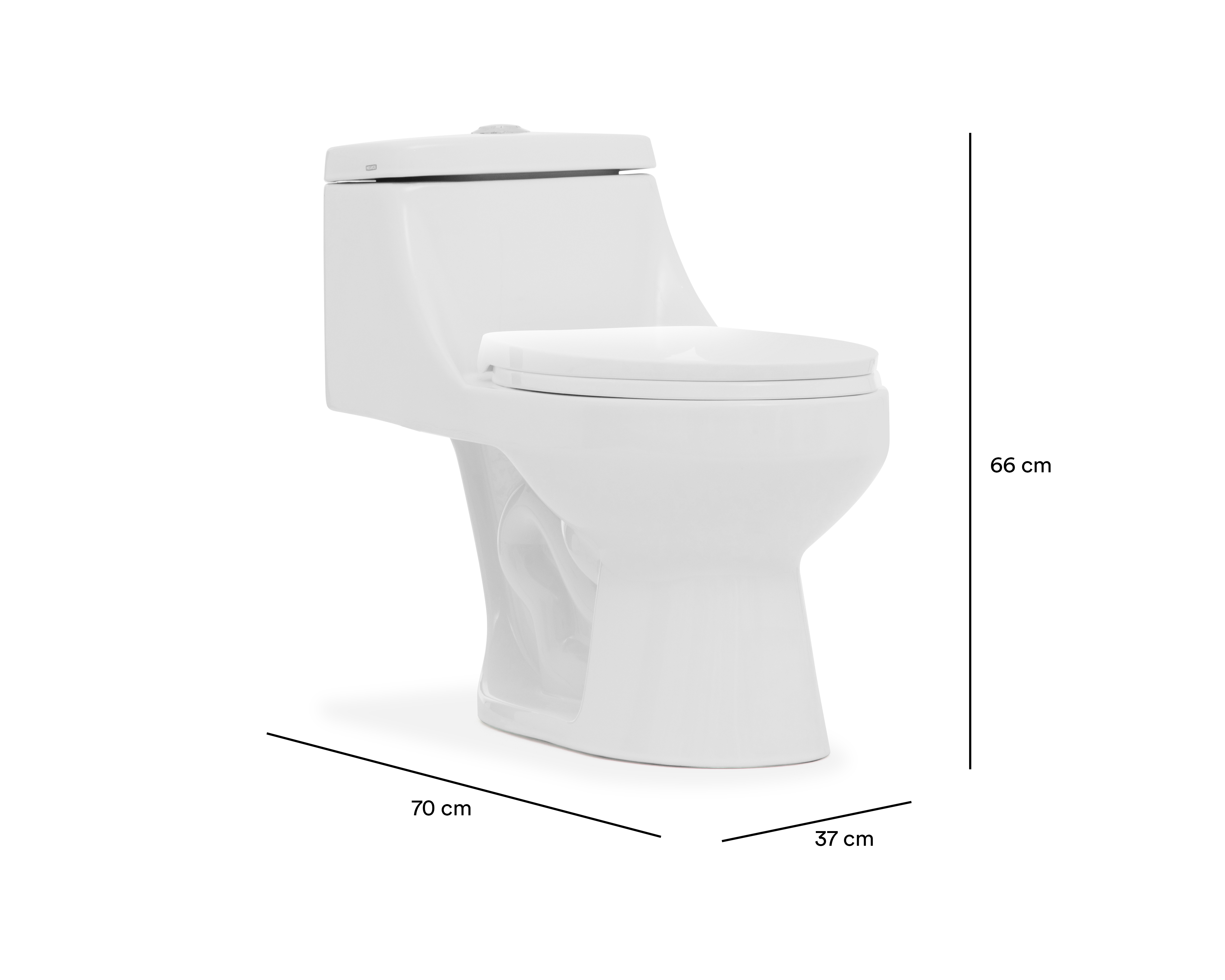 Foto 5 pulgar | Foto 4 | Sanitario Helvex Cardo Premium 4.8 L Blanco Porcelanizado