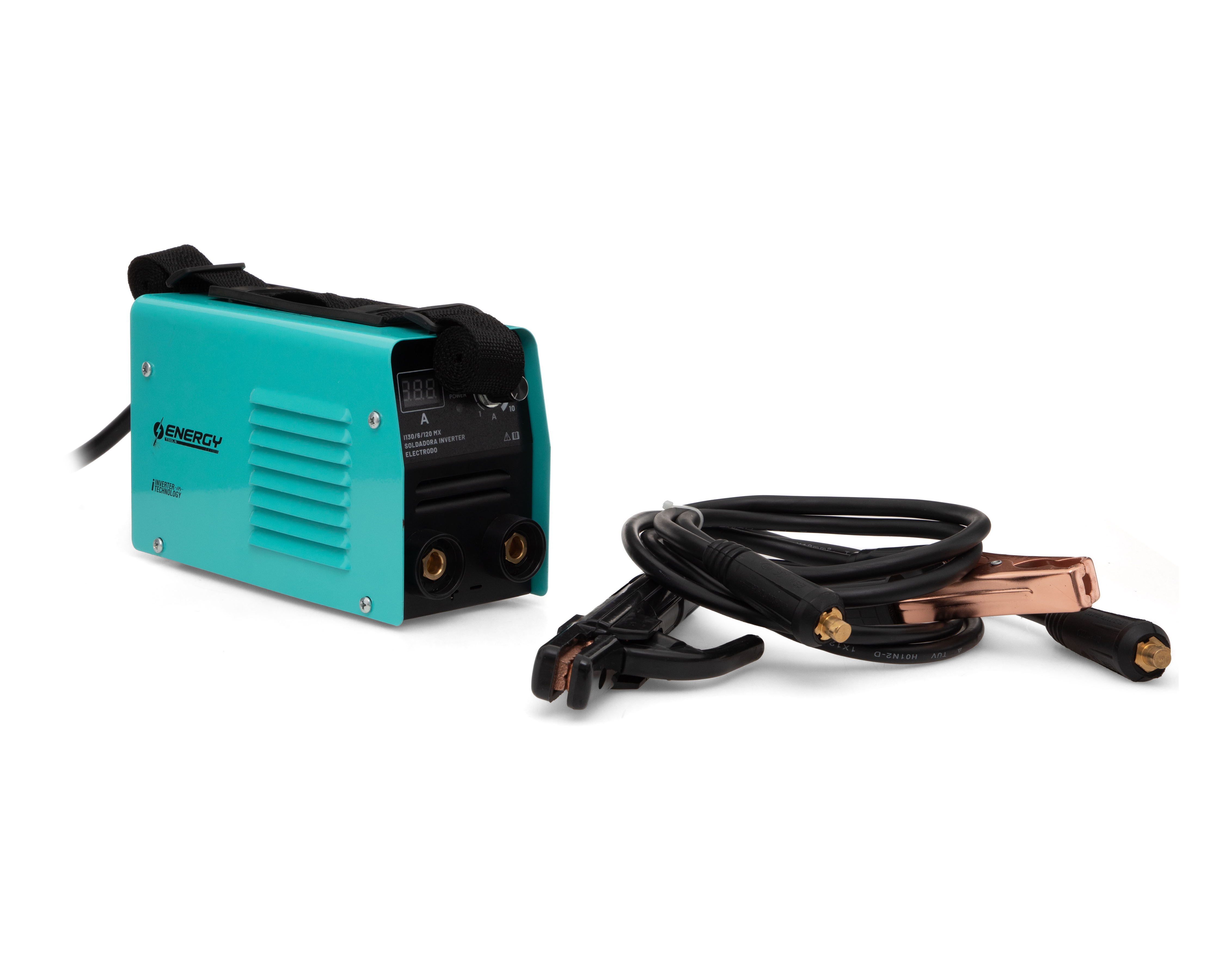 Soldadora Inverter Electrodo Energy Tools I130/6/120 MX 3 Accesorios