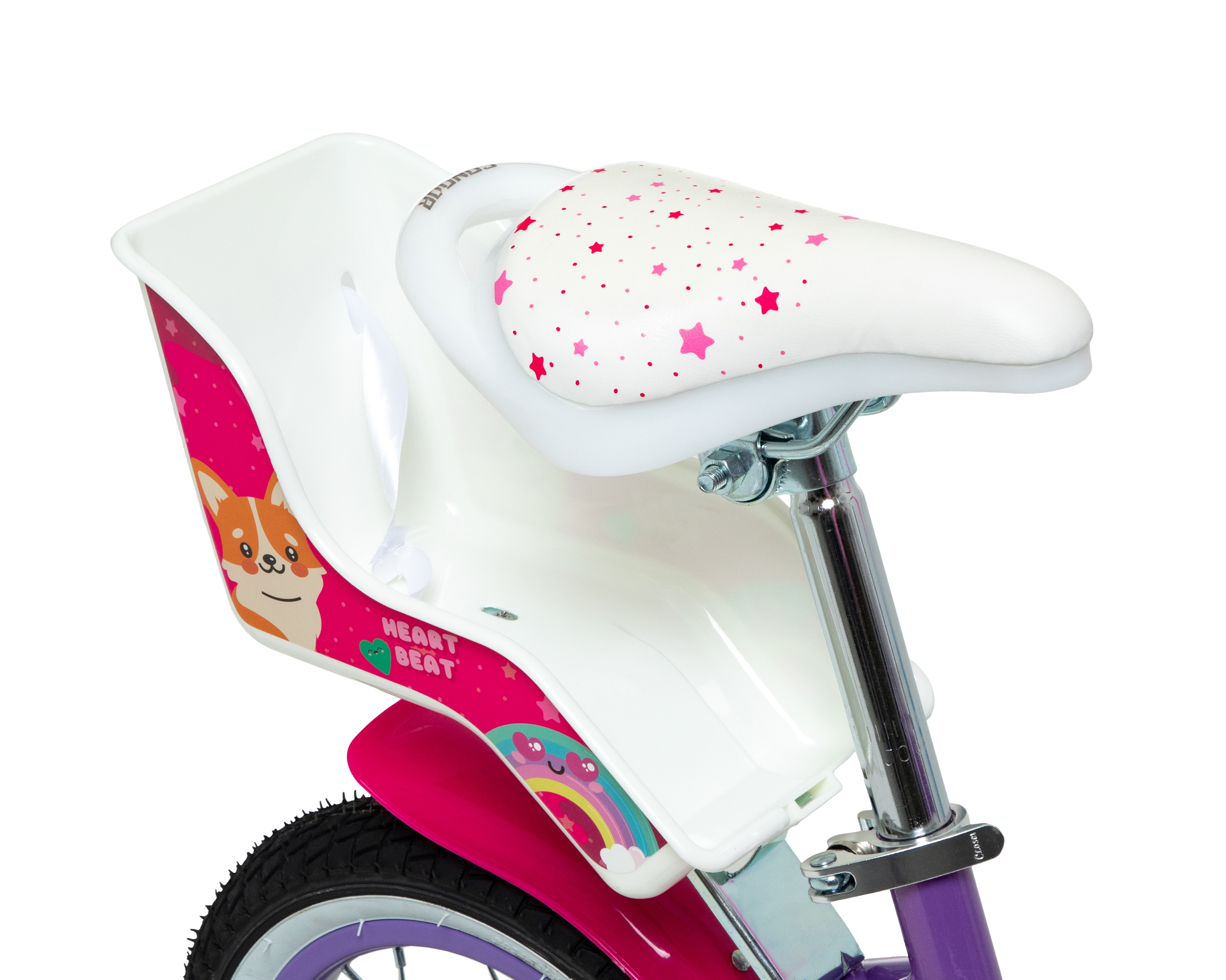 Foto 4 | Foto 4 | Bicicleta Infantil Veloci Heart Beat Rodada 12 Morada
