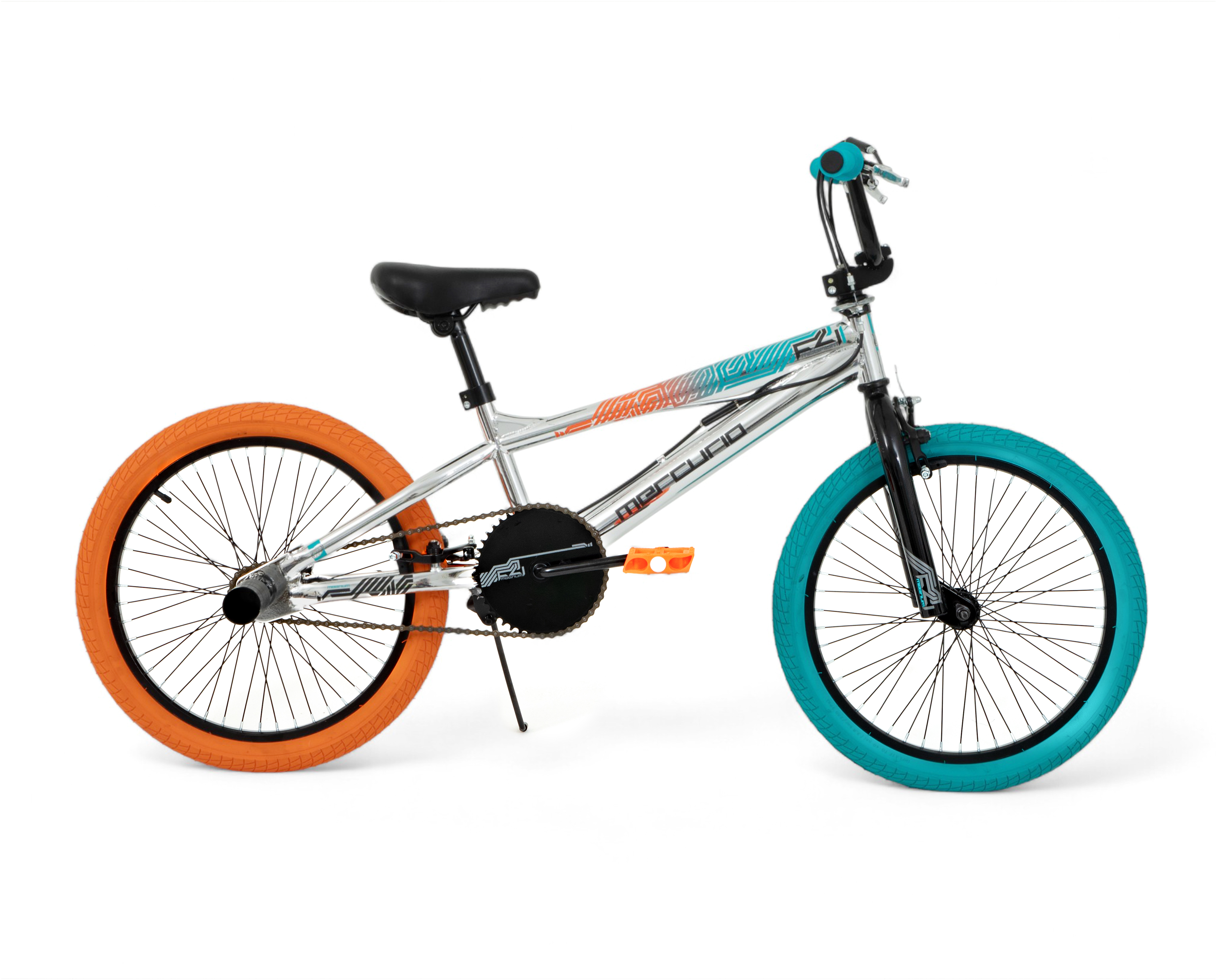 Foto 3 pulgar | Foto 2 | Bicicleta Freestyle Mercurio BMX Magnum Rodada 20 Multicolor