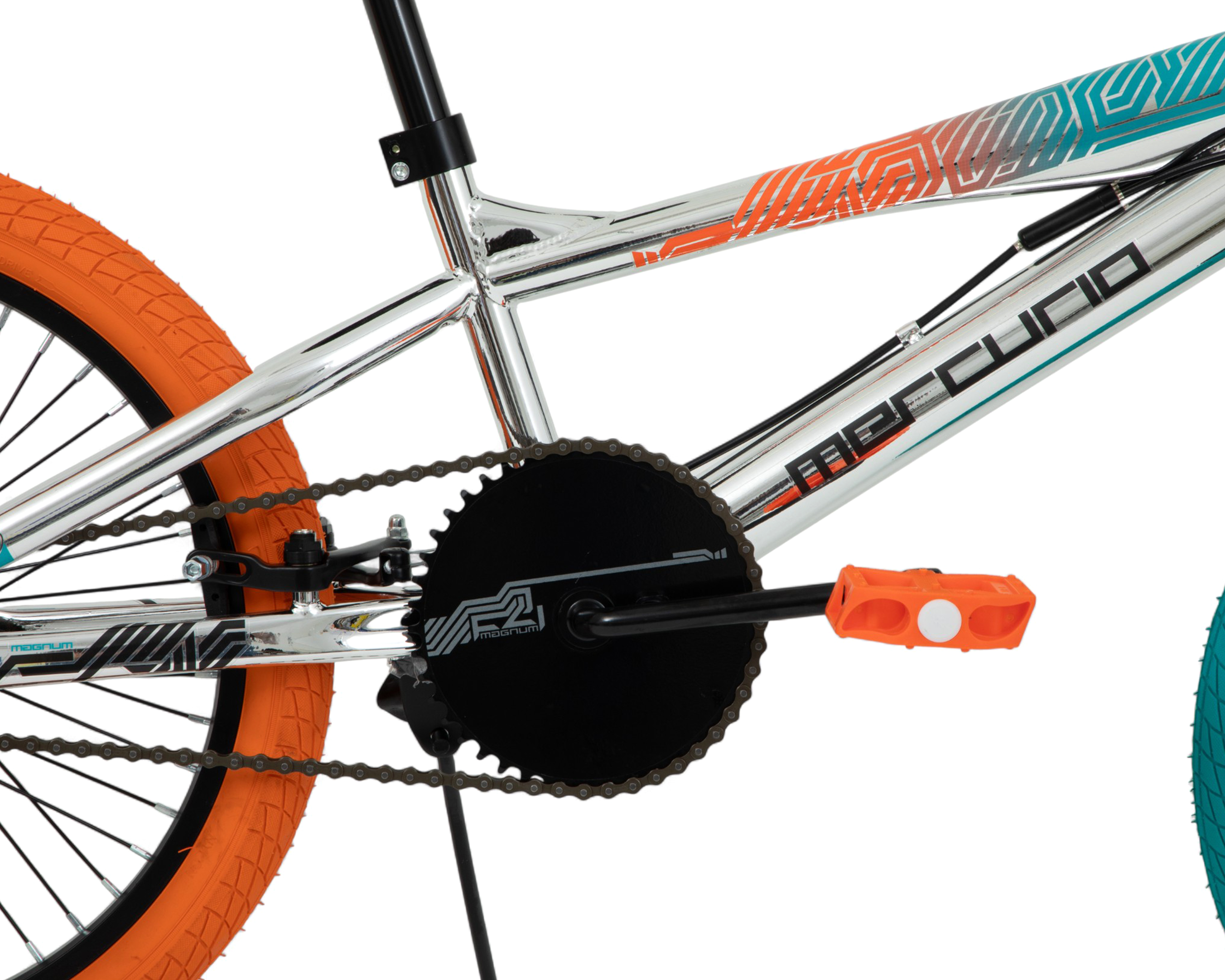 Foto 7 pulgar | Foto 6 | Bicicleta Freestyle Mercurio BMX Magnum Rodada 20 Multicolor