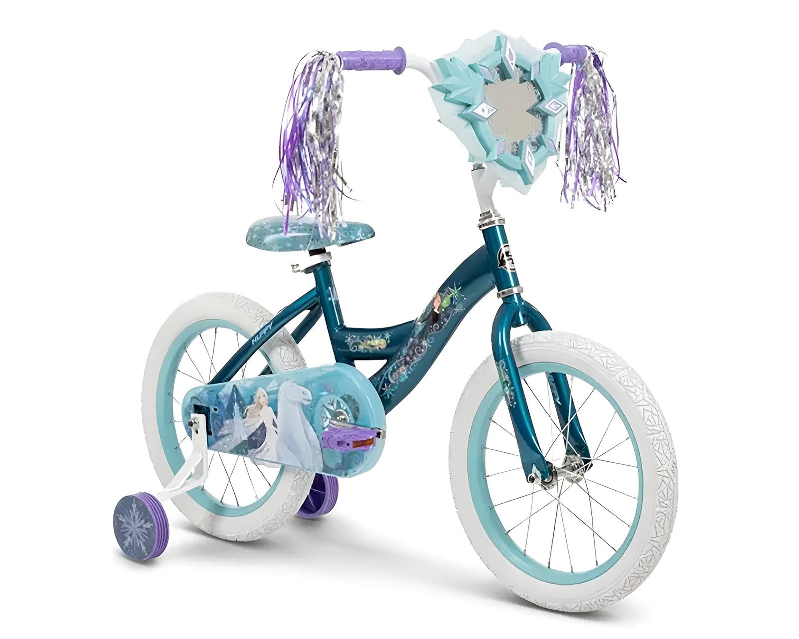 Foto 2 pulgar | Foto 1 | Bicicleta Infantil Huffy Frozen Rodada 16 Verde