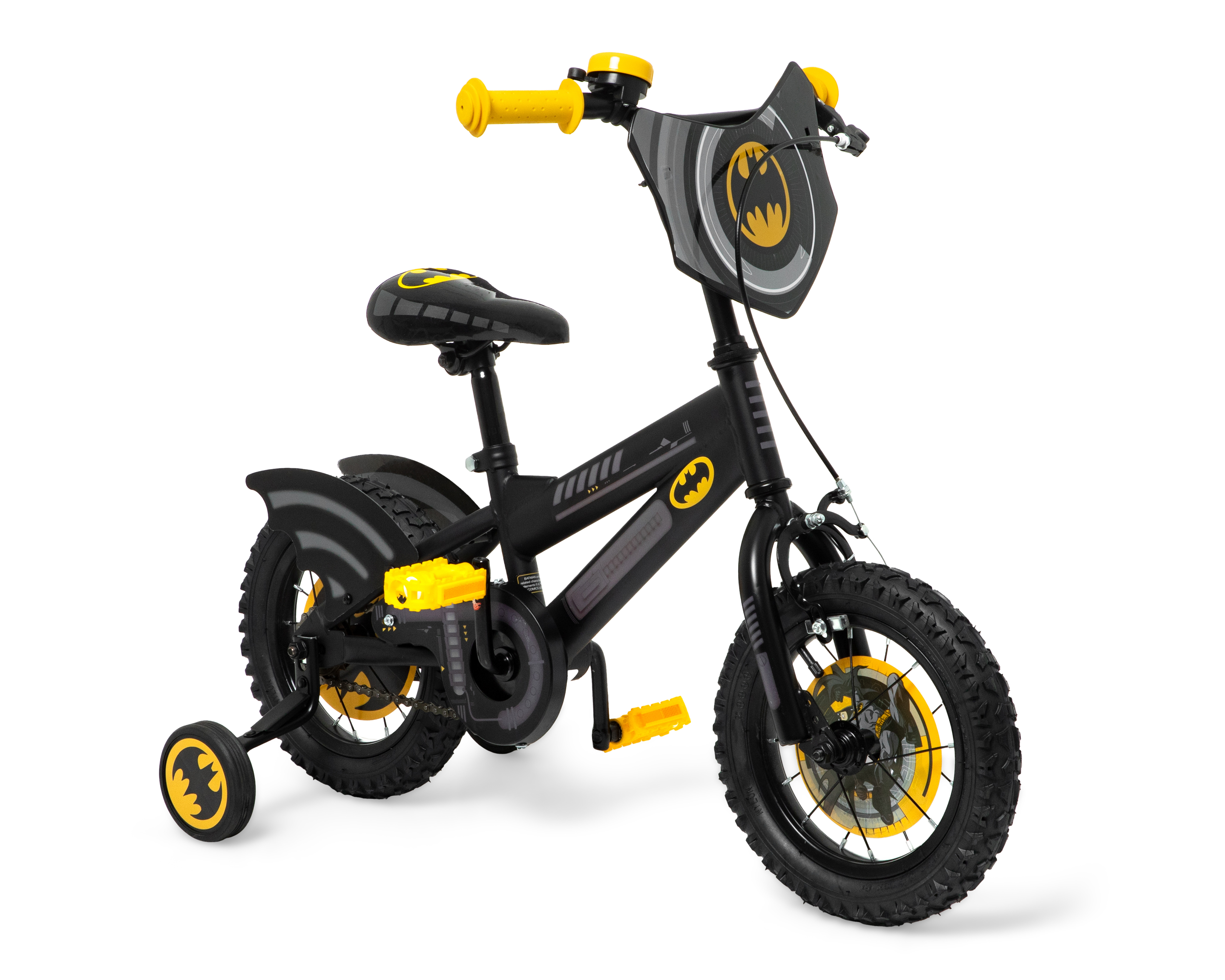 Foto 2 pulgar | Foto 1 | Bicicleta Infantil DC Batman Rodada 12 Negra