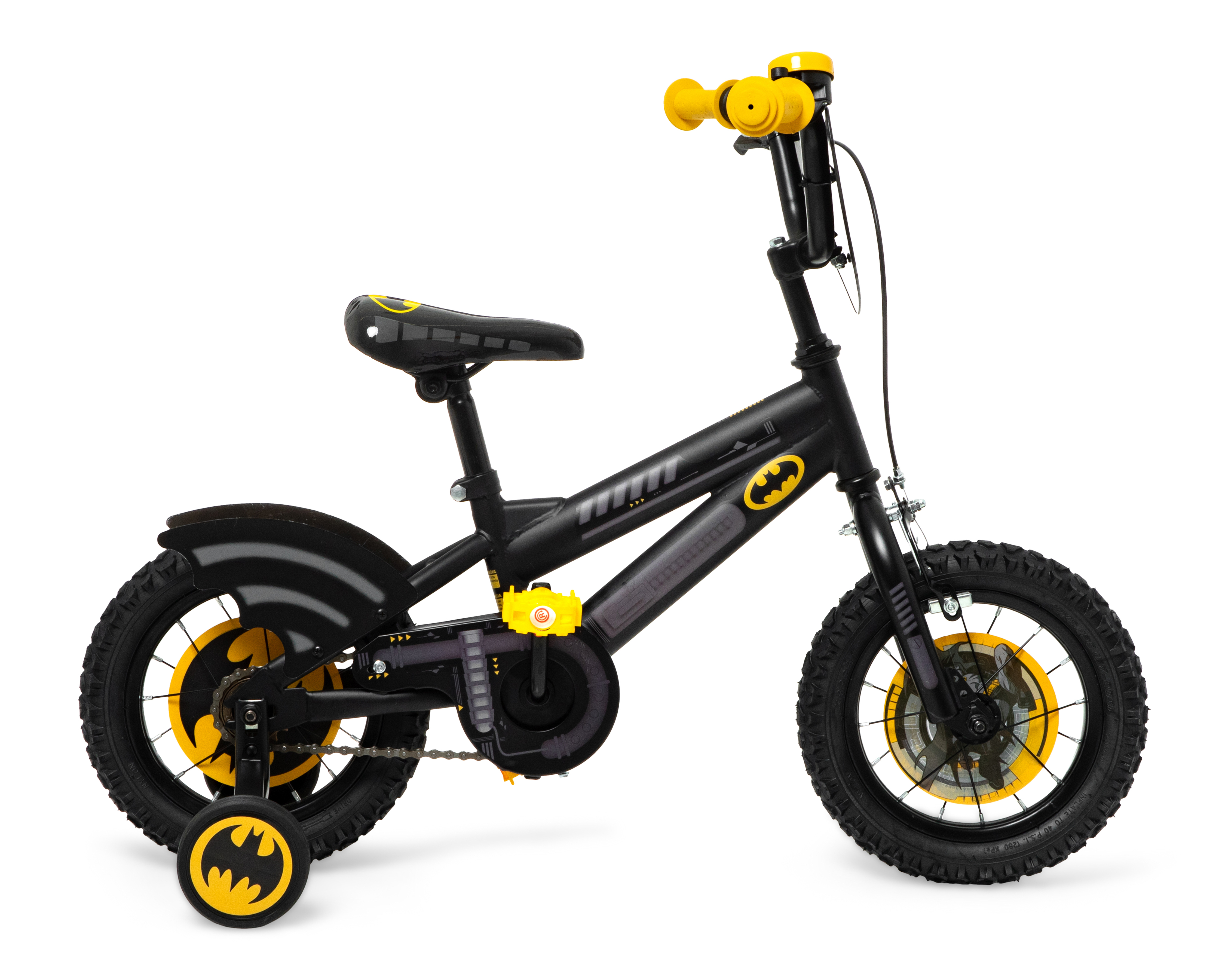 Foto 3 pulgar | Foto 2 | Bicicleta Infantil DC Batman Rodada 12 Negra