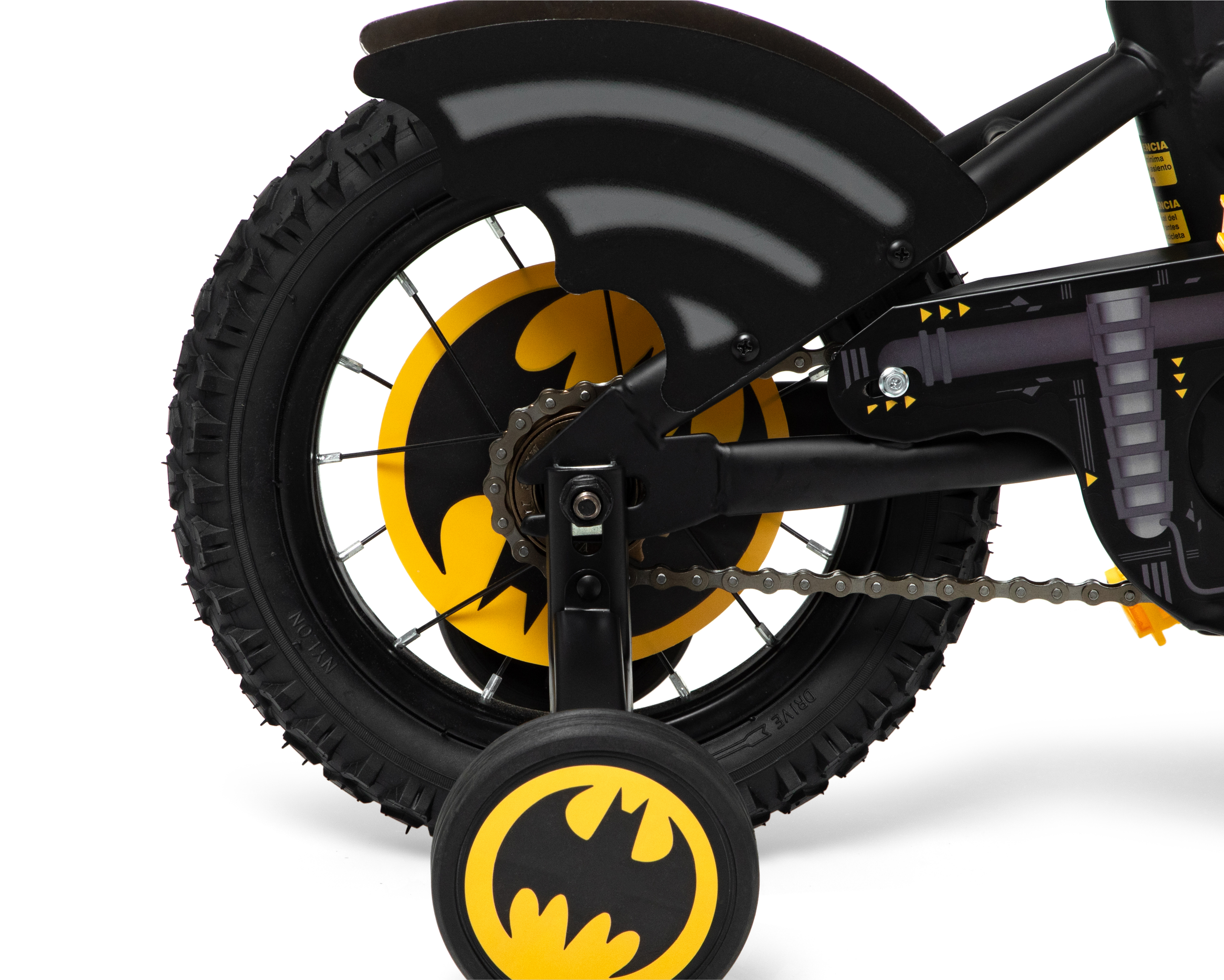 Foto 6 pulgar | Foto 5 | Bicicleta Infantil DC Batman Rodada 12 Negra