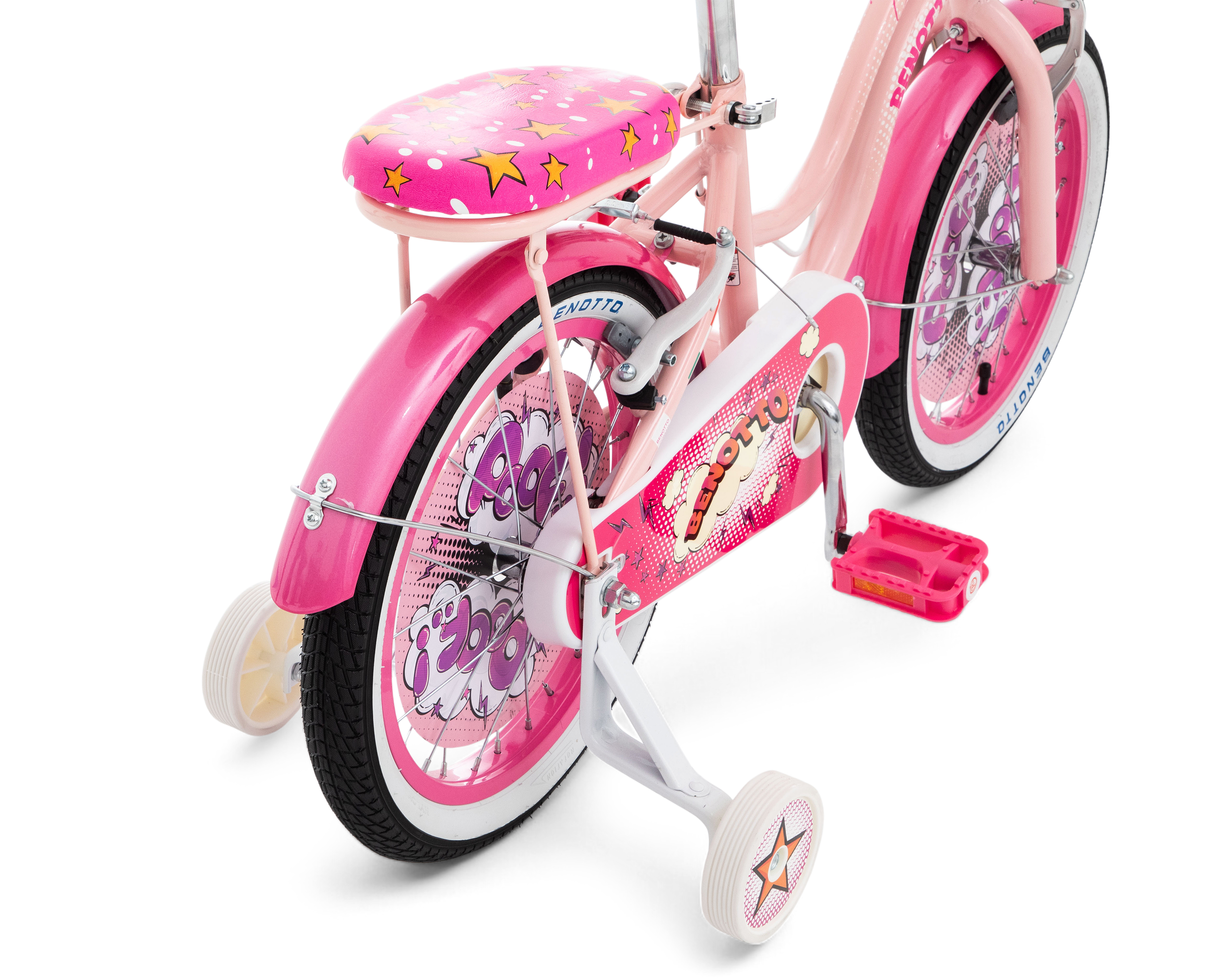 Foto 6 pulgar | Foto 5 | Bicicleta Infantil Benotto Cool Rodada 16 Rosa