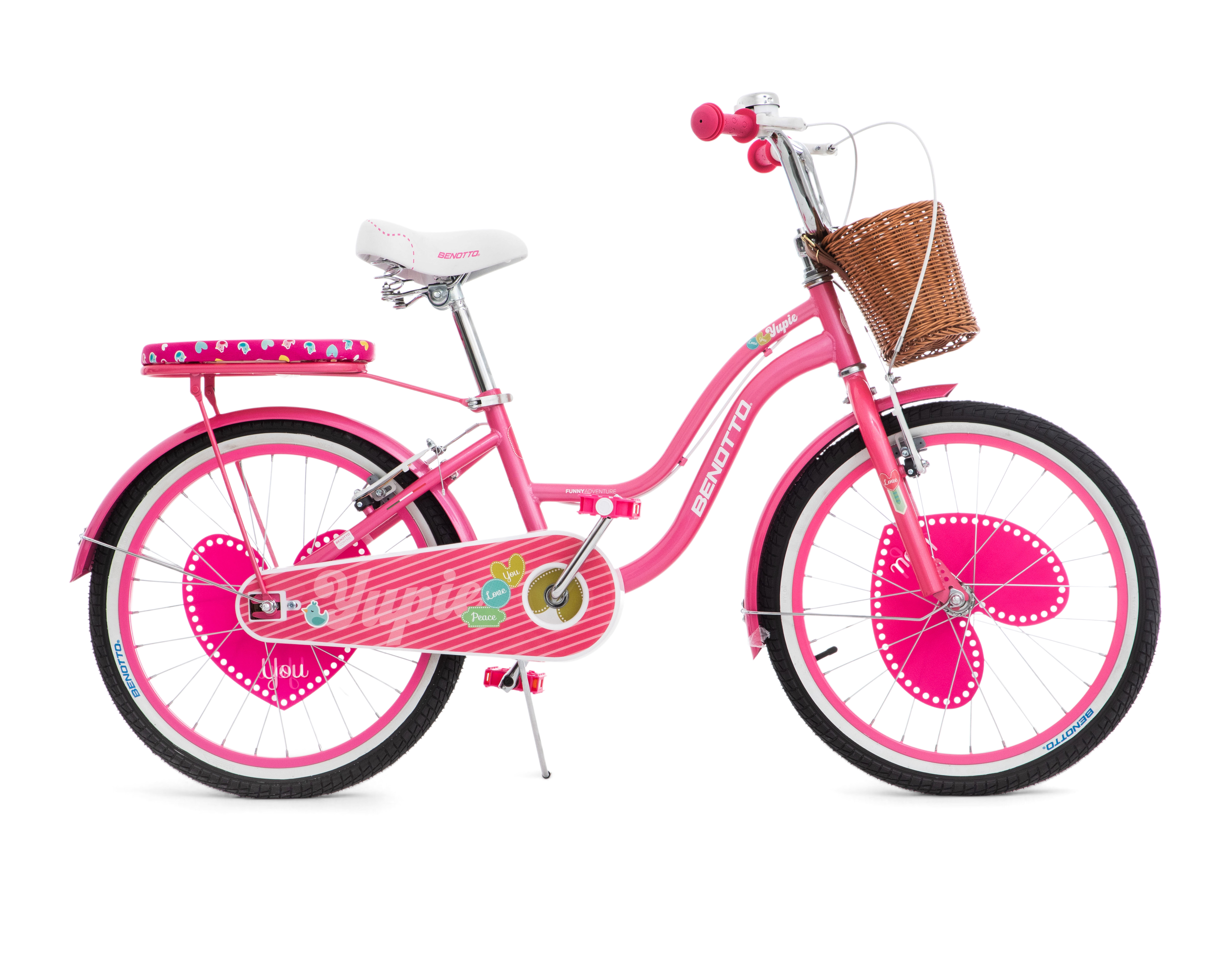 Foto 2 | Foto 2 | Bicicleta Infantil Benotto Yupie Rodada 20 Rosa